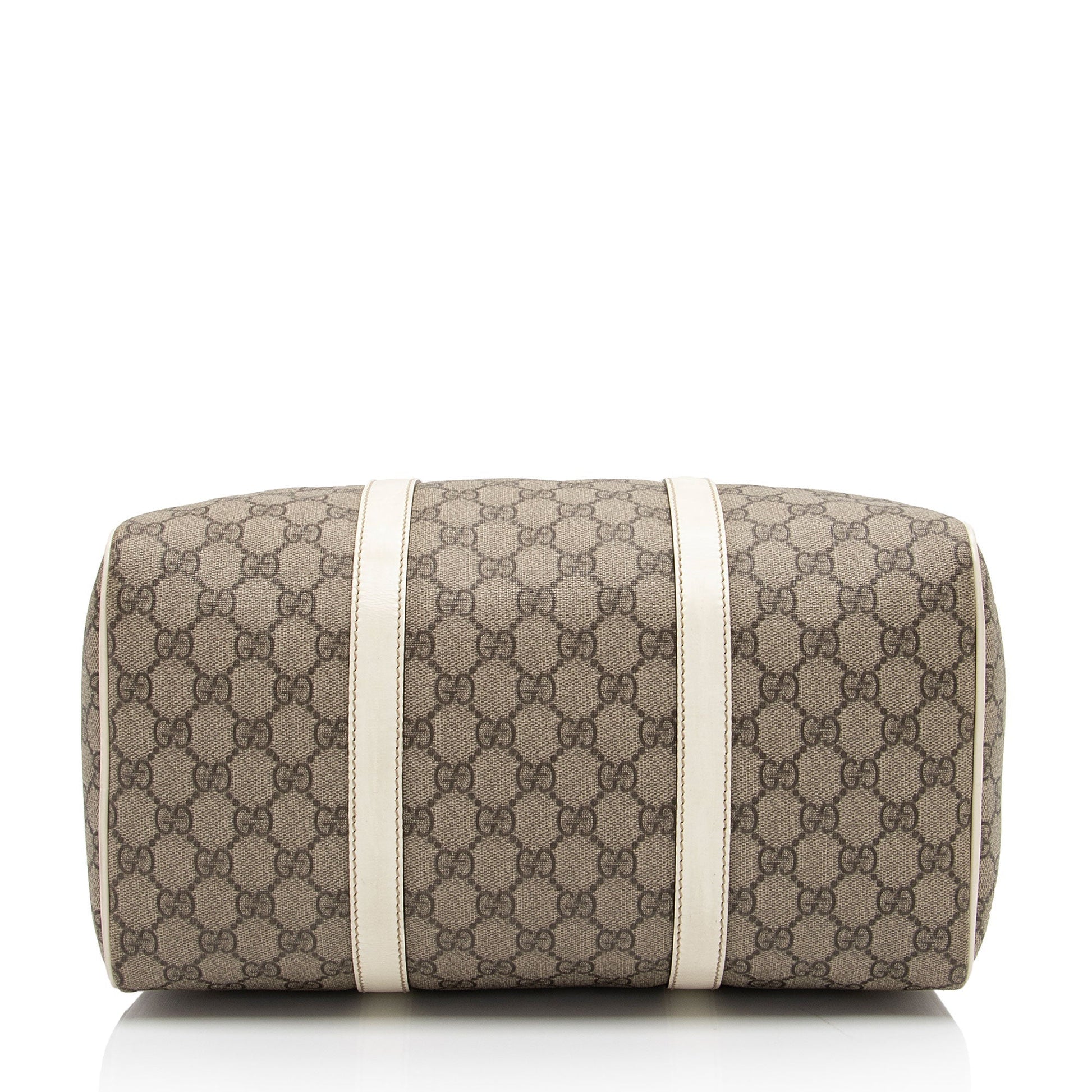 Gucci Leather Canvas Handbag