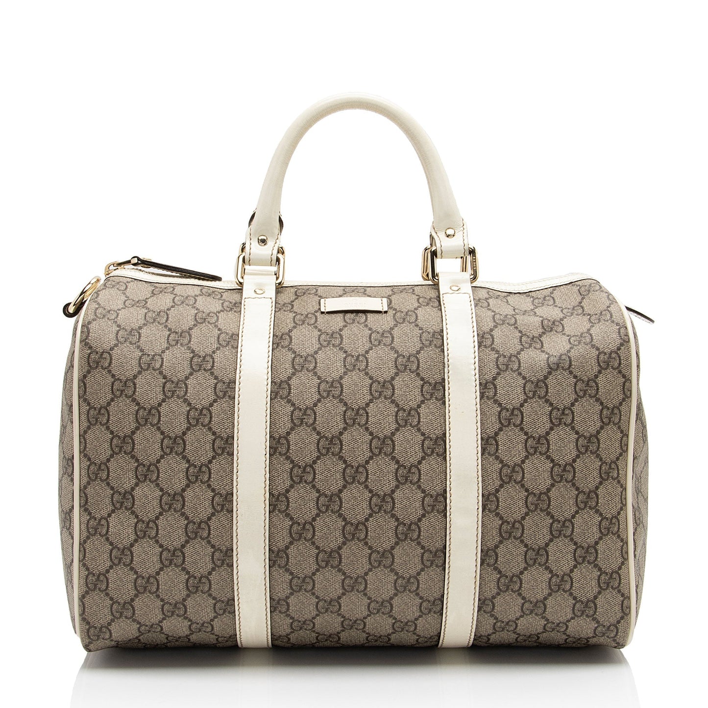 Gucci Leather Canvas Handbag