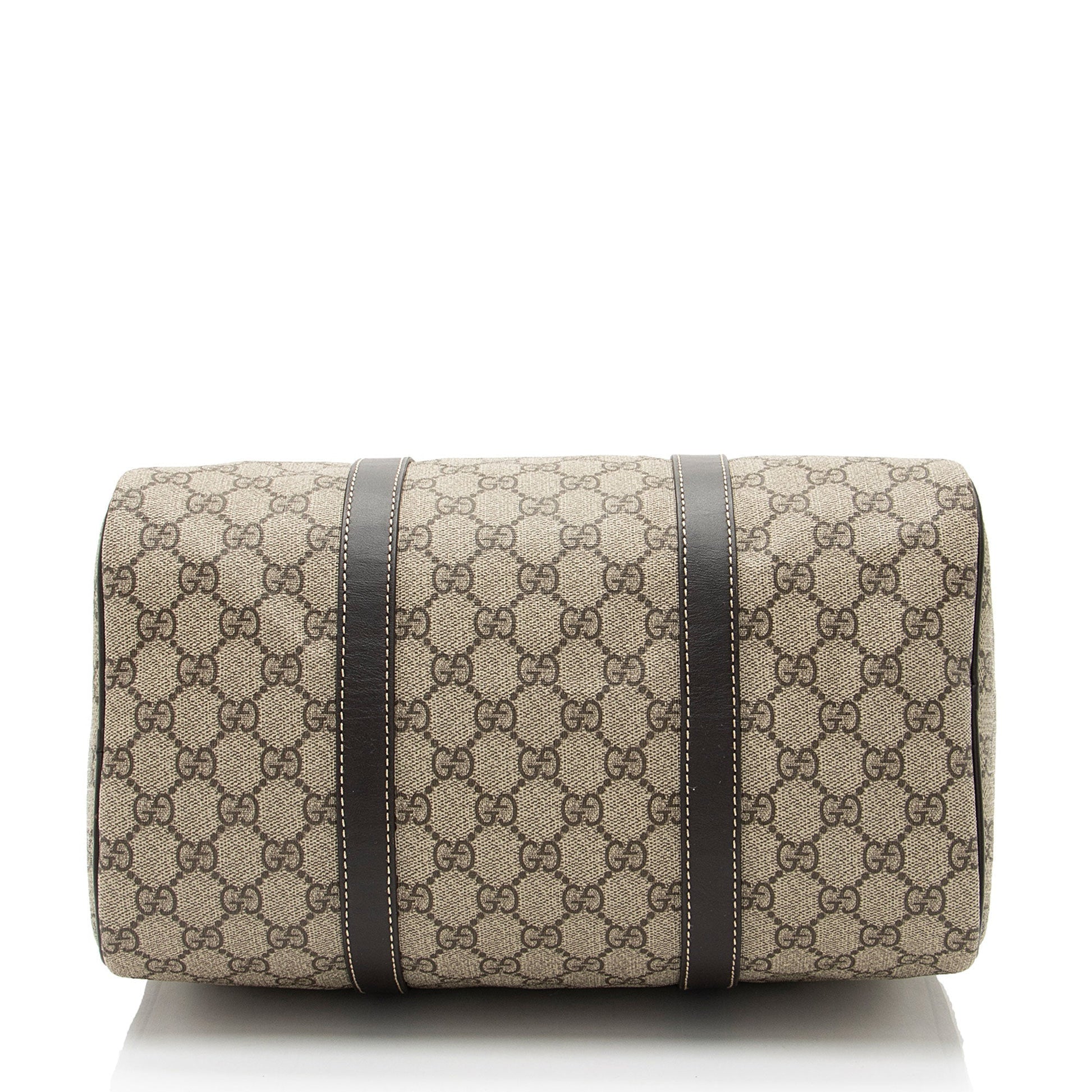 Gucci Leather Canvas Handbag