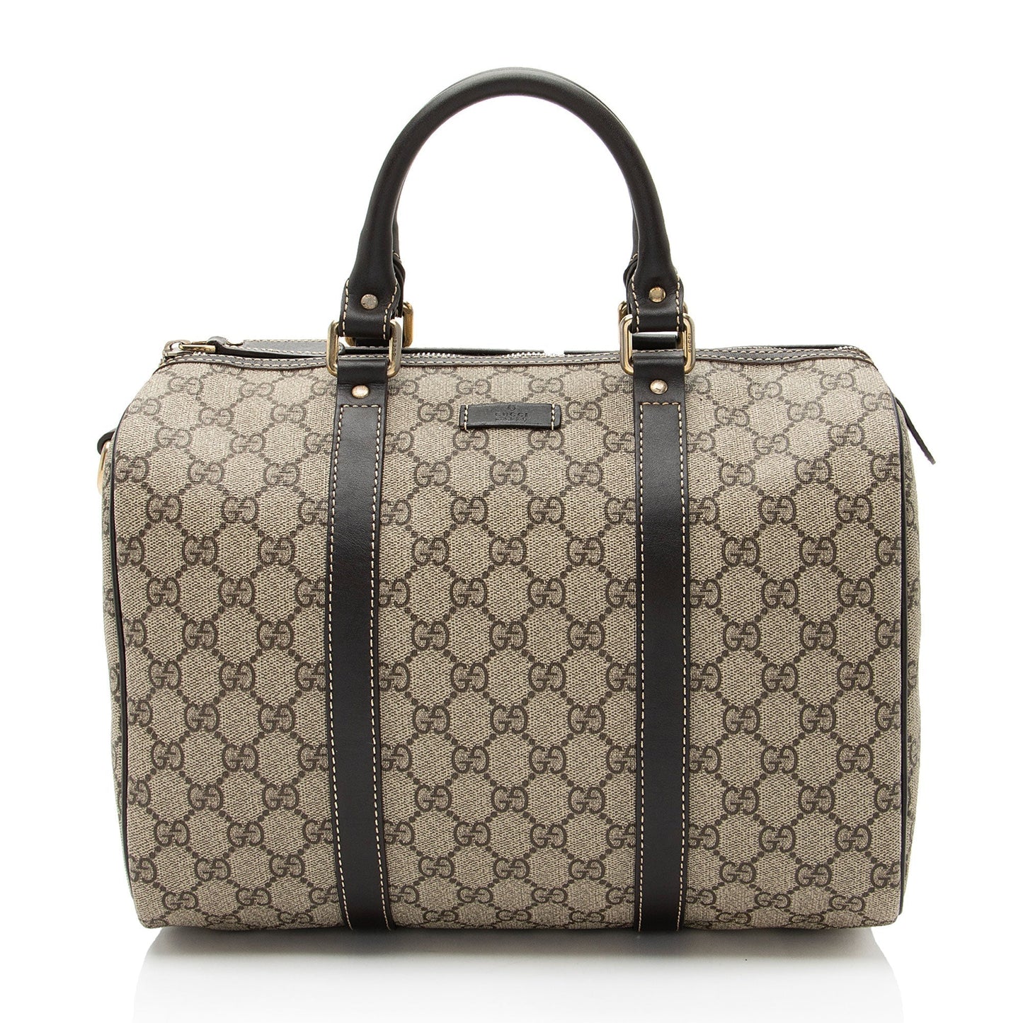 Gucci Leather Canvas Handbag