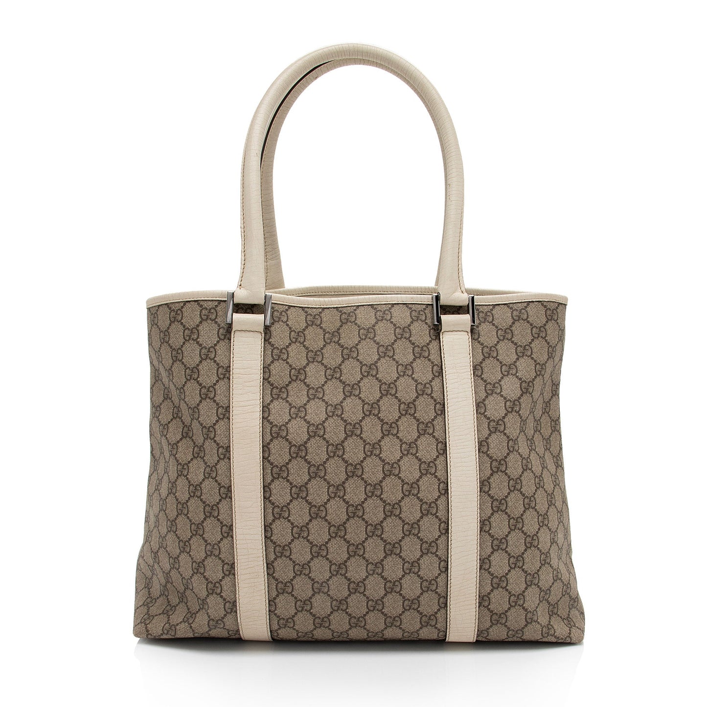 Gucci Leather Canvas Tote