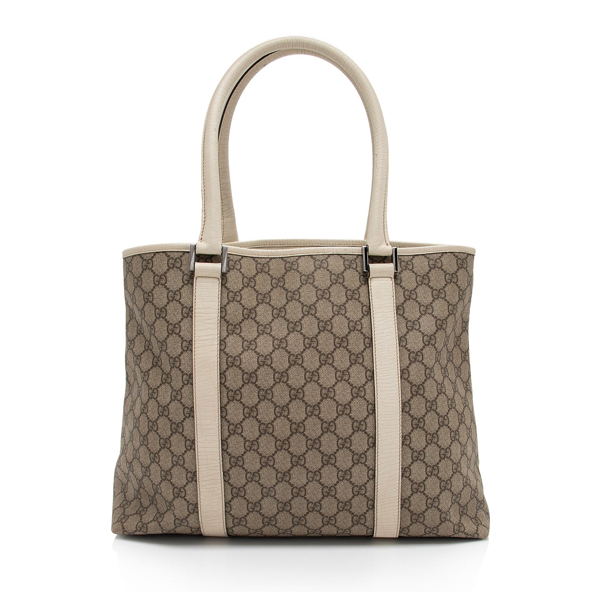 Gucci Leather Canvas Tote