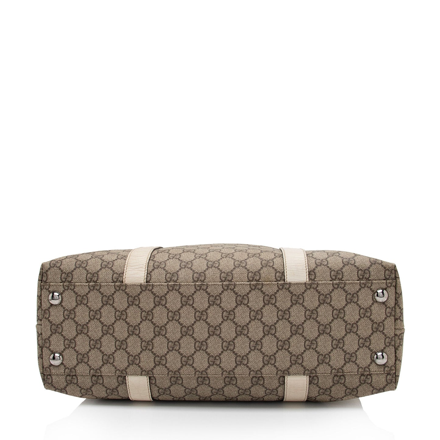 Gucci Leather Canvas Tote
