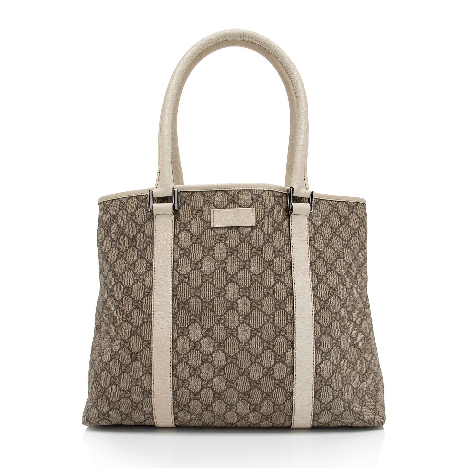 Gucci Leather Canvas Tote