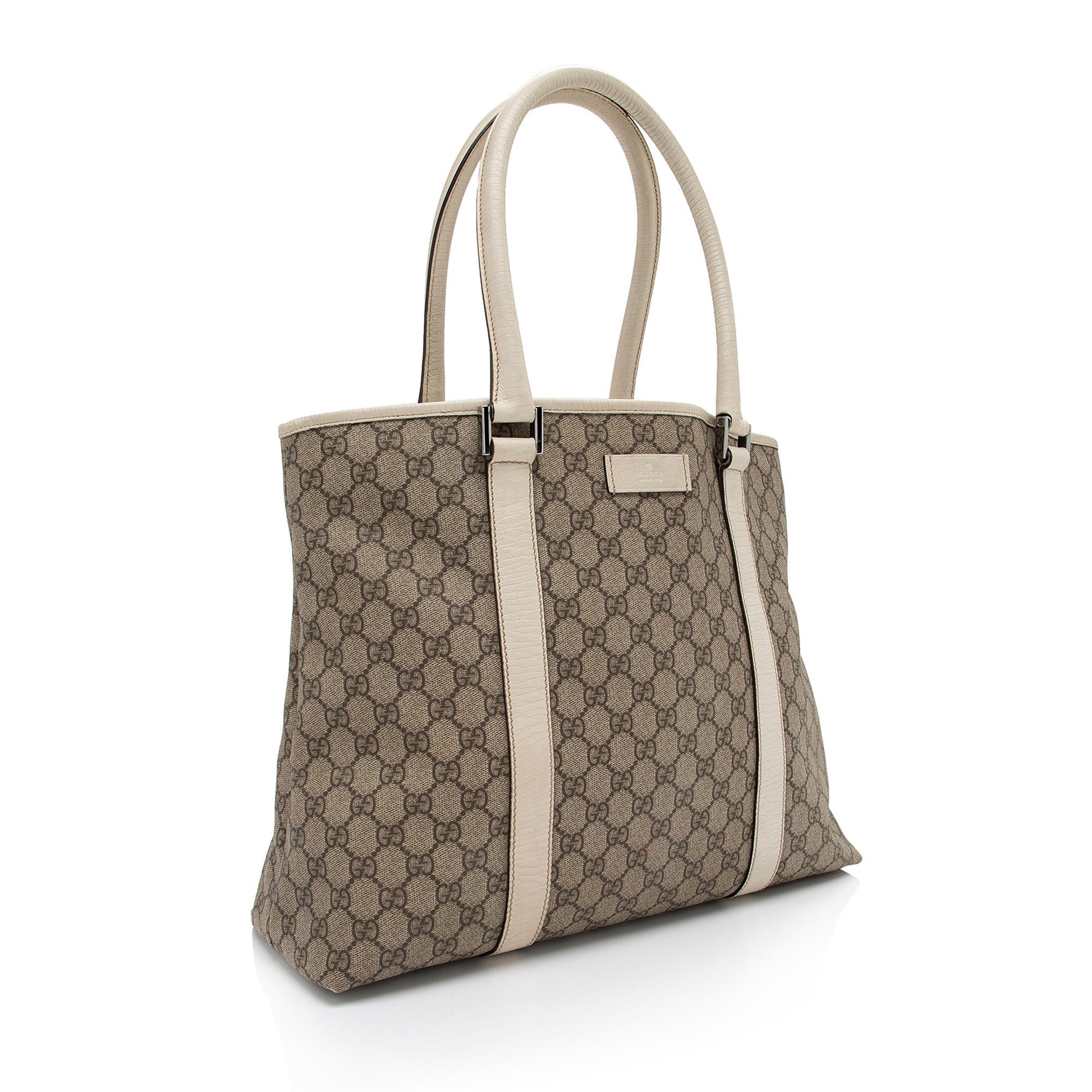 Gucci Leather Canvas Tote