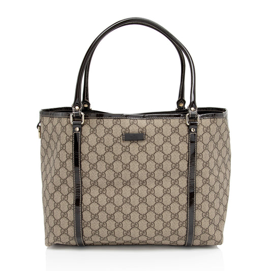 Gucci Leather Canvas Tote