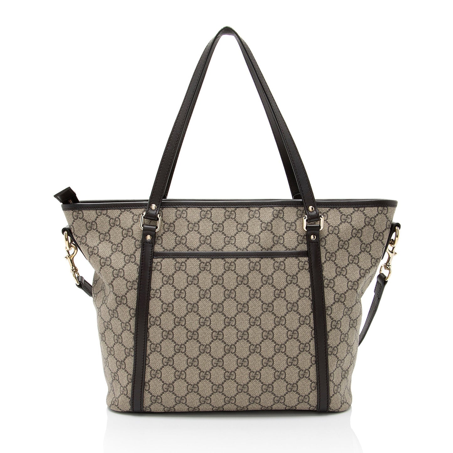 Gucci Leather Canvas Tote