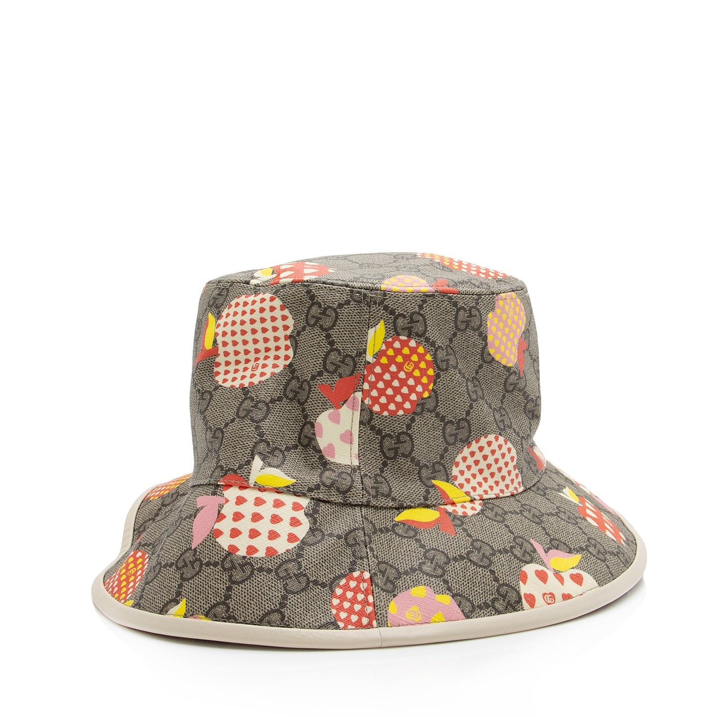 Gucci GG Supreme Les Pommes Bucket Hat - Size M (SHF-23710)