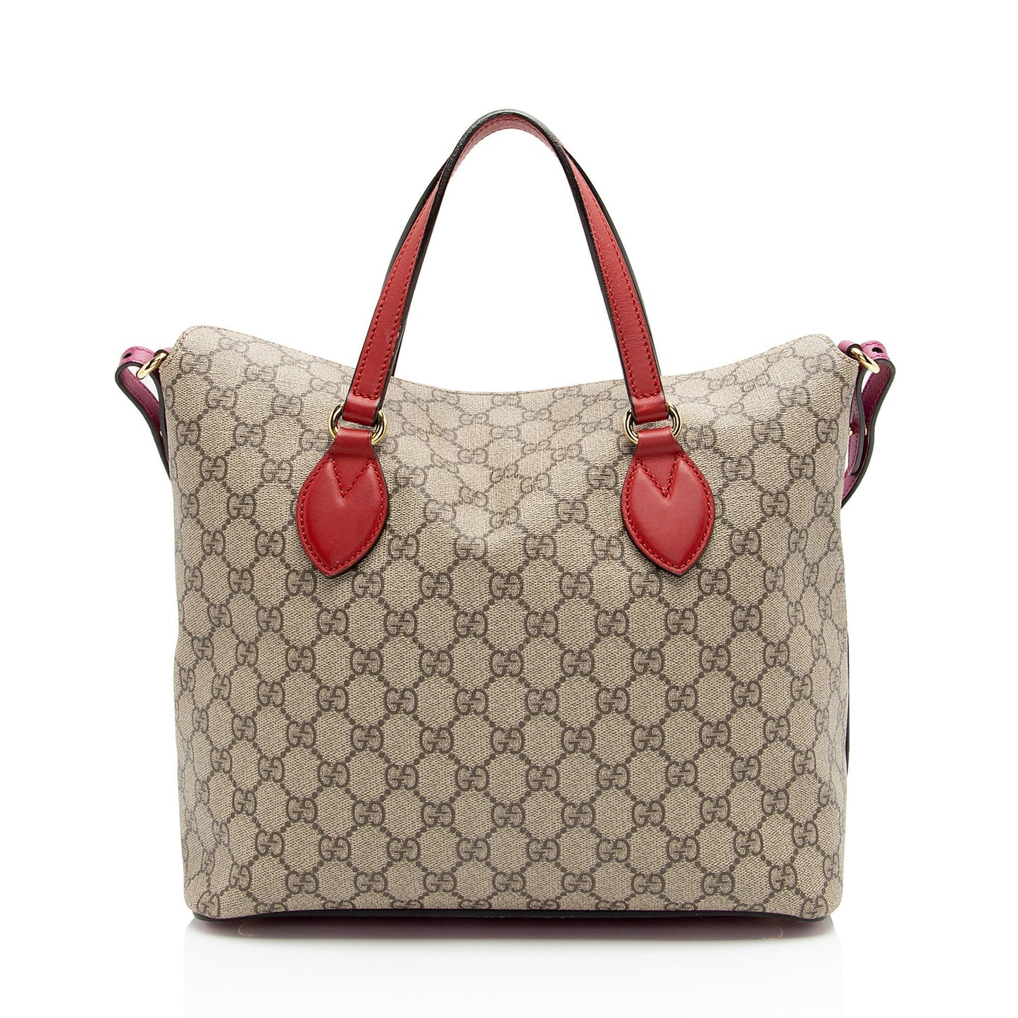 Gucci Leather Canvas Tote