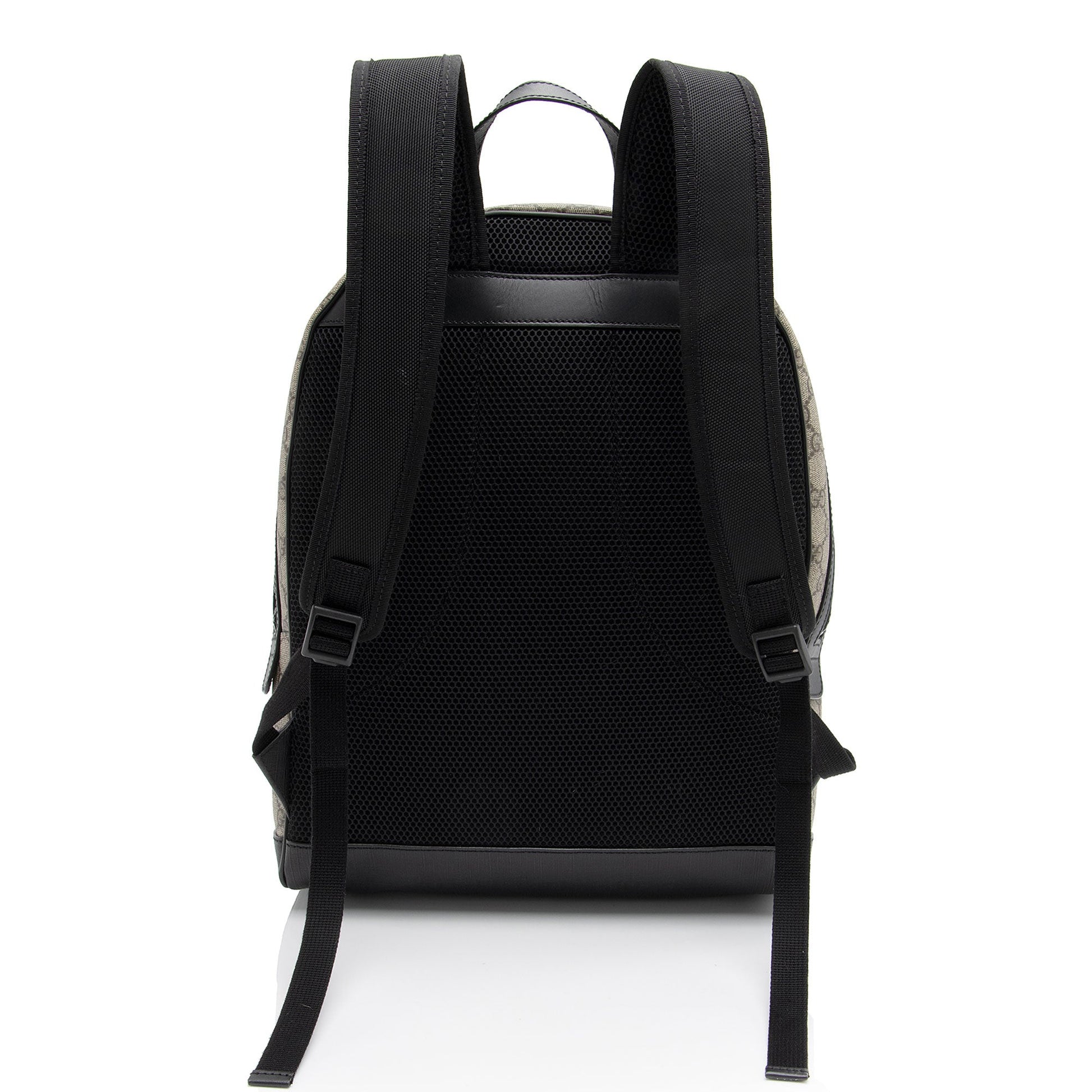 Gucci Nylon Leather Canvas Shoulder Bag