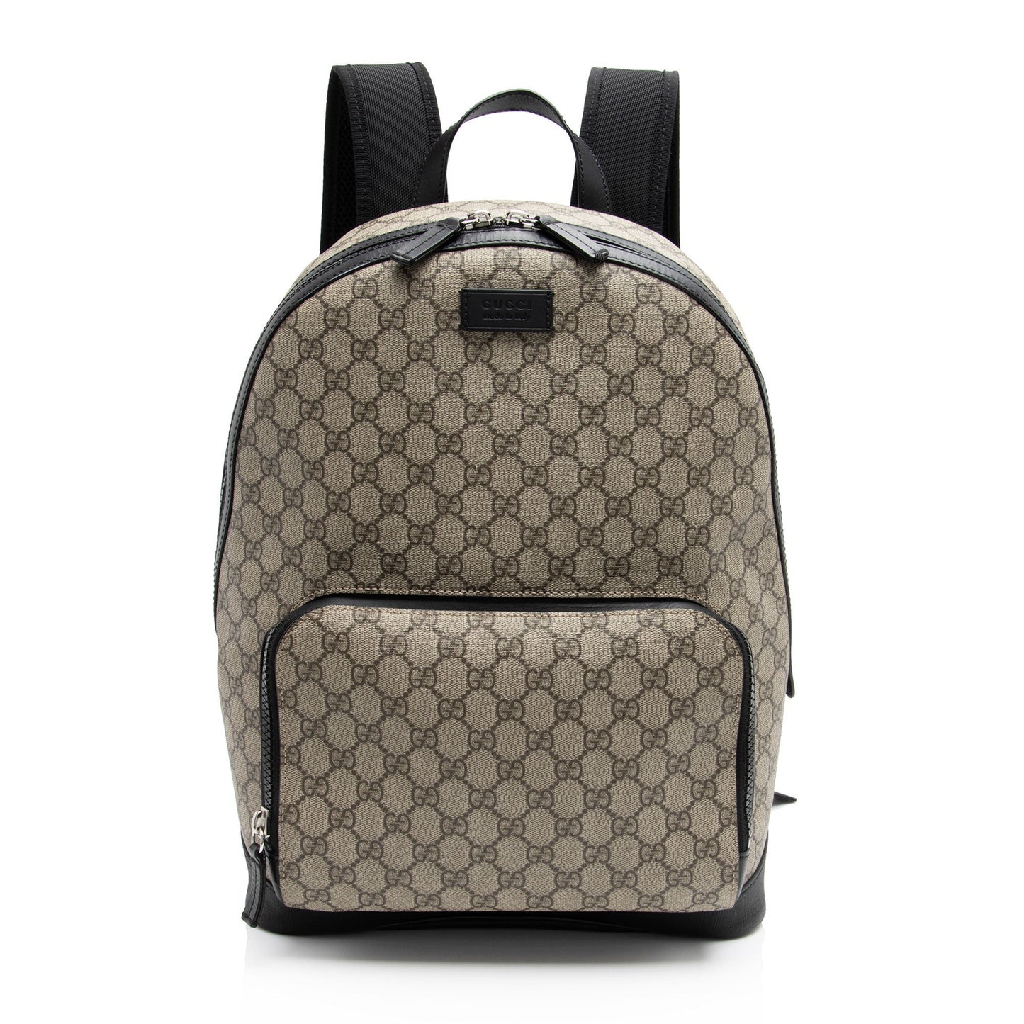 Gucci Nylon Leather Canvas Shoulder Bag
