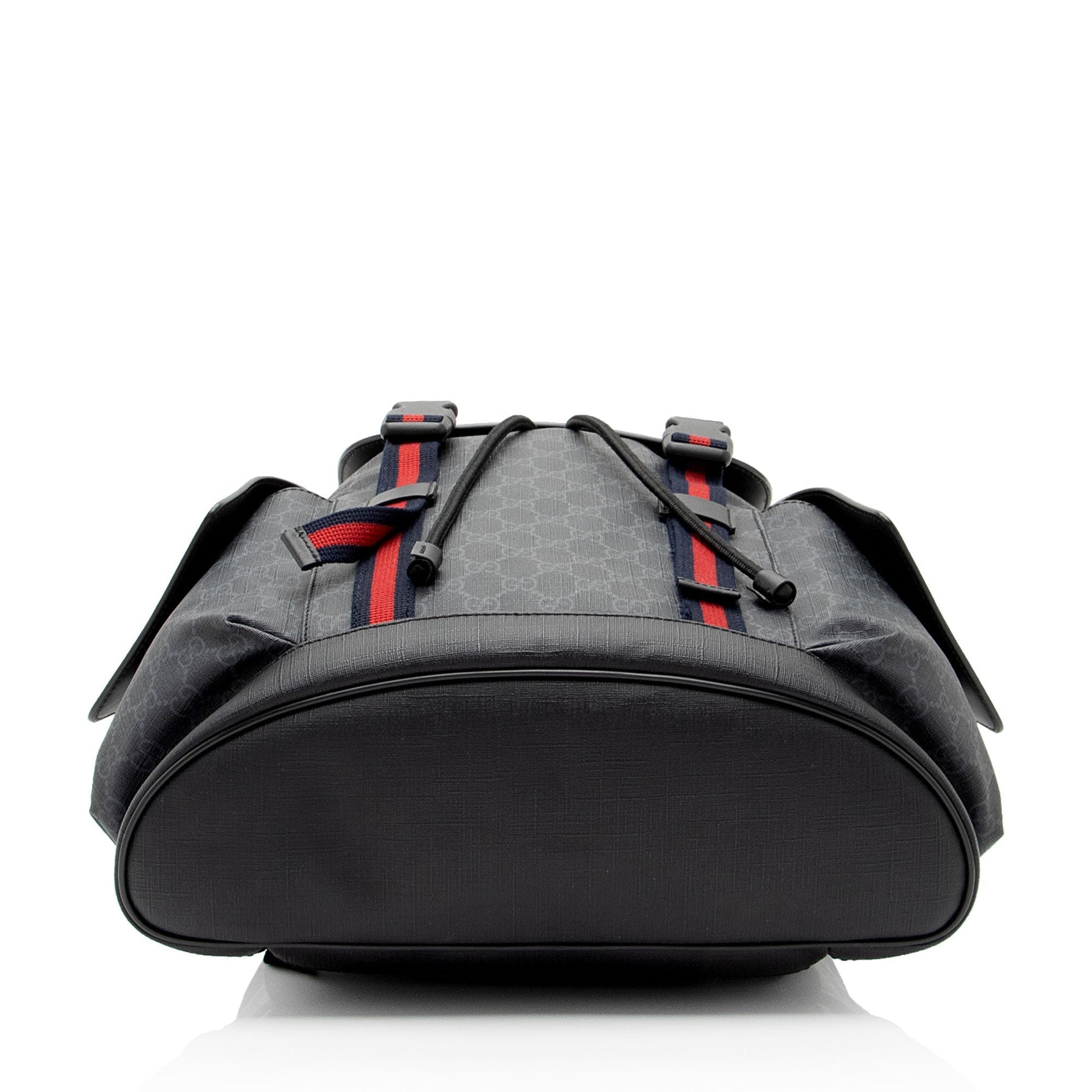 Gucci Nylon Leather Canvas Shoulder Bag