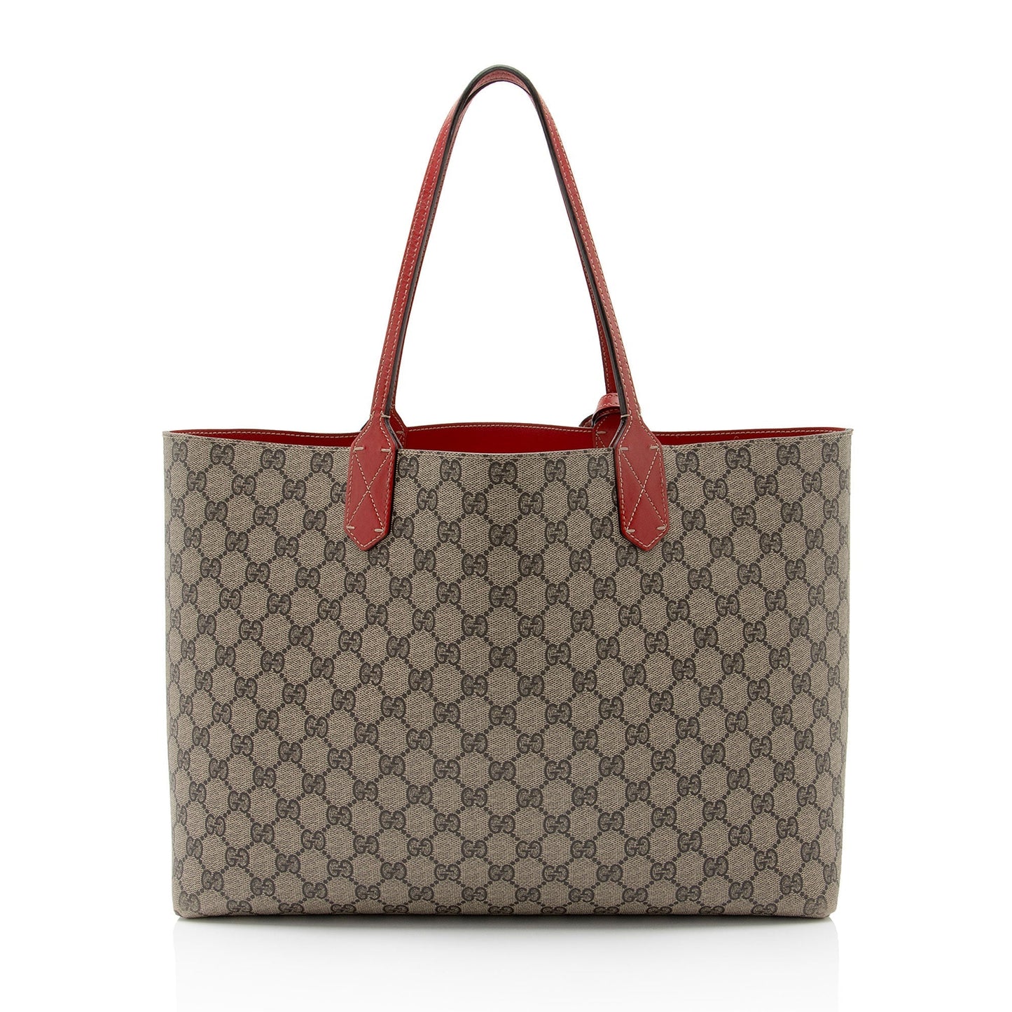 Gucci Leather Canvas Tote