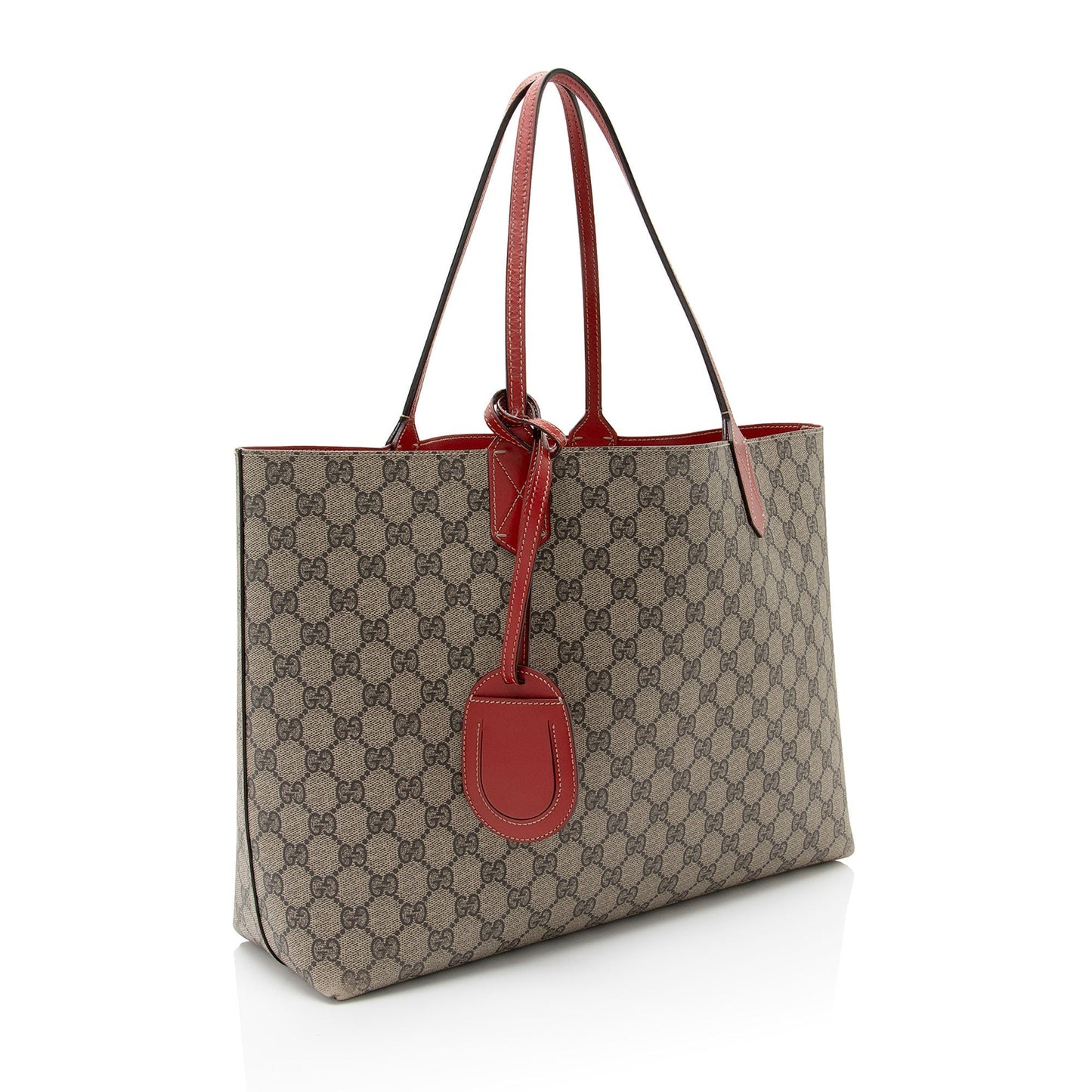 Gucci Leather Canvas Tote