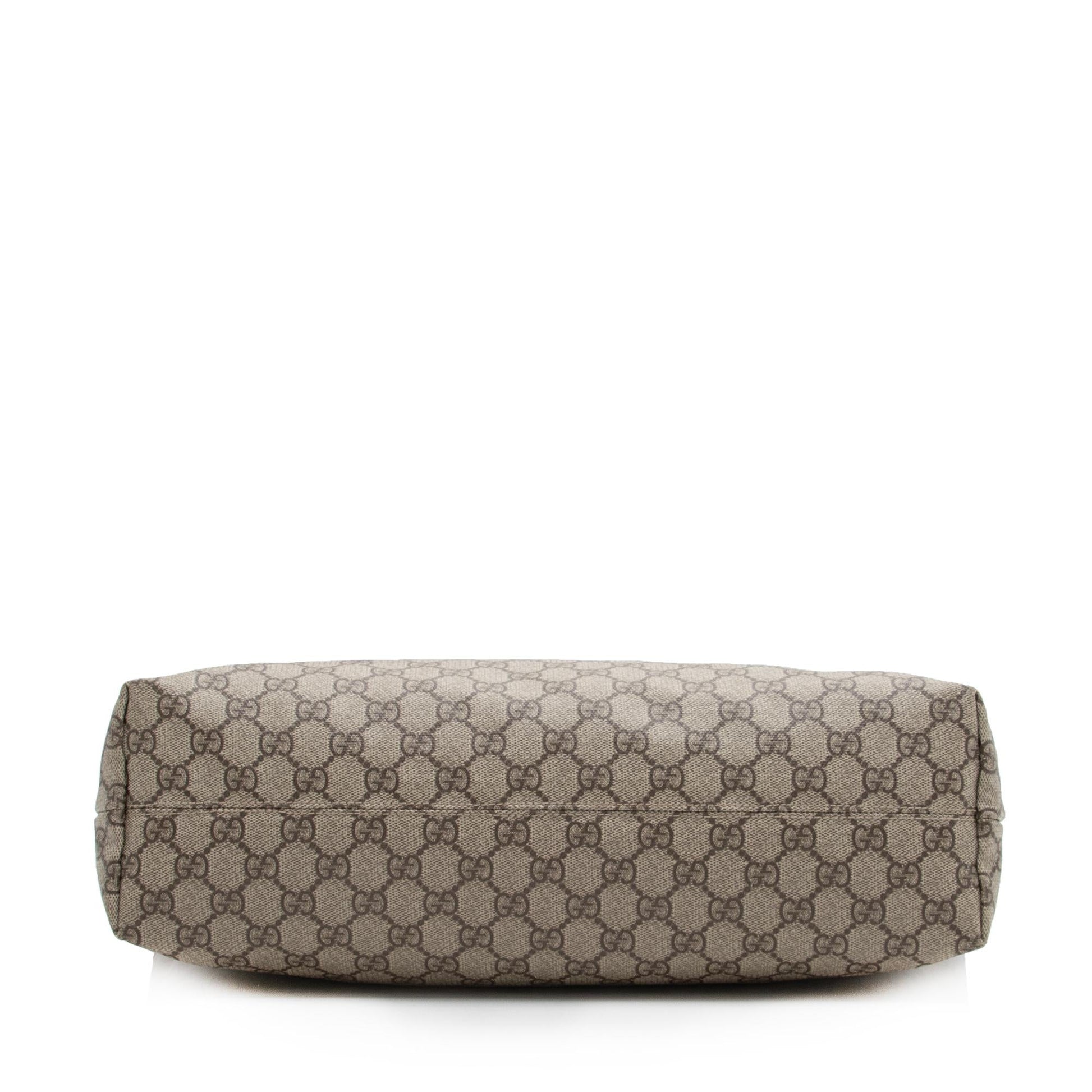 Gucci GG Supreme Medium Zip Shopping Tote (SHF-22937)