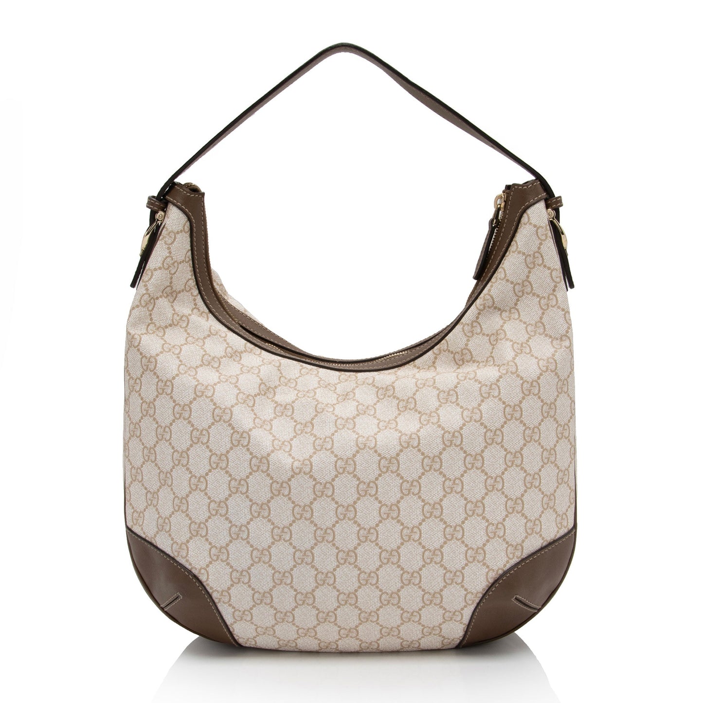 Gucci Leather Canvas Shoulder Bag