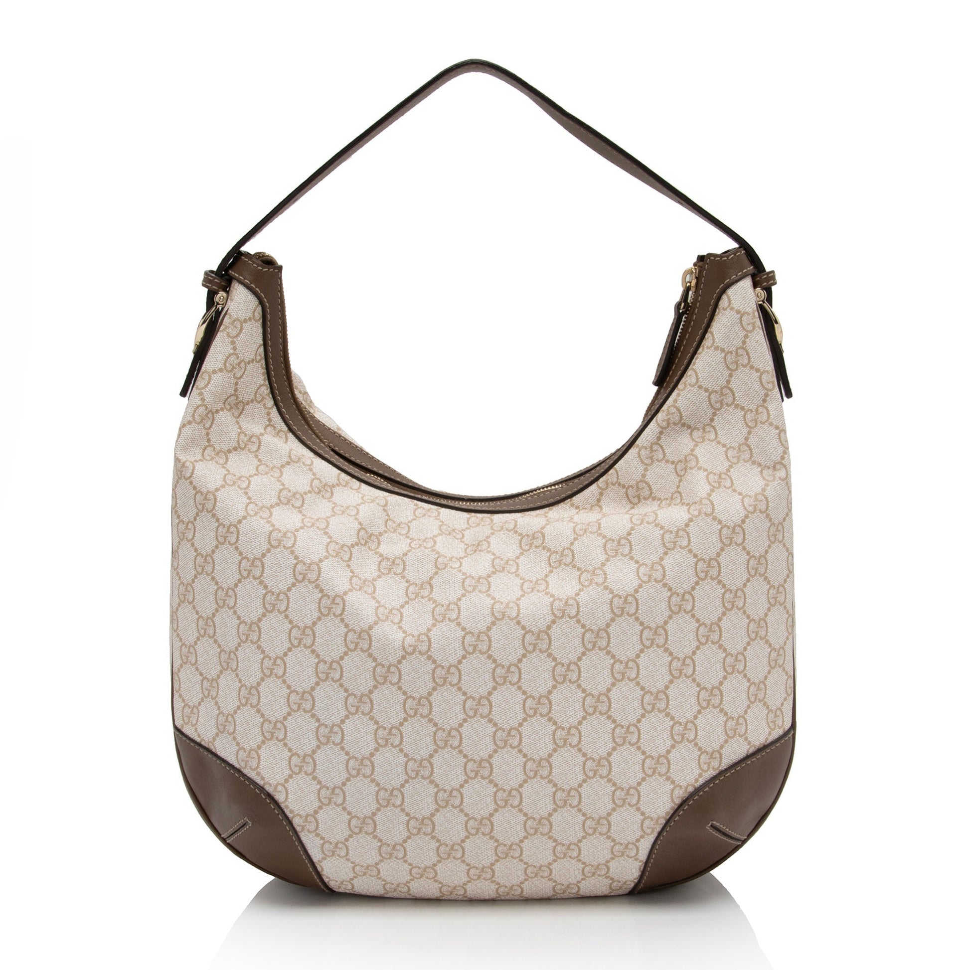 Gucci Leather Canvas Shoulder Bag