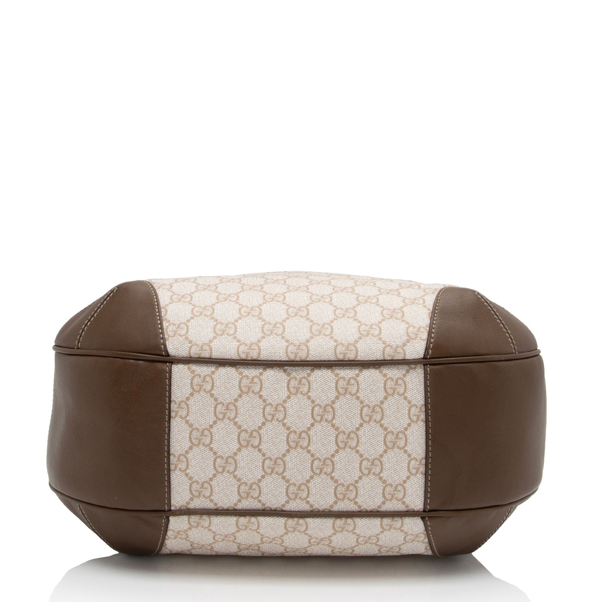 Gucci Leather Canvas Shoulder Bag