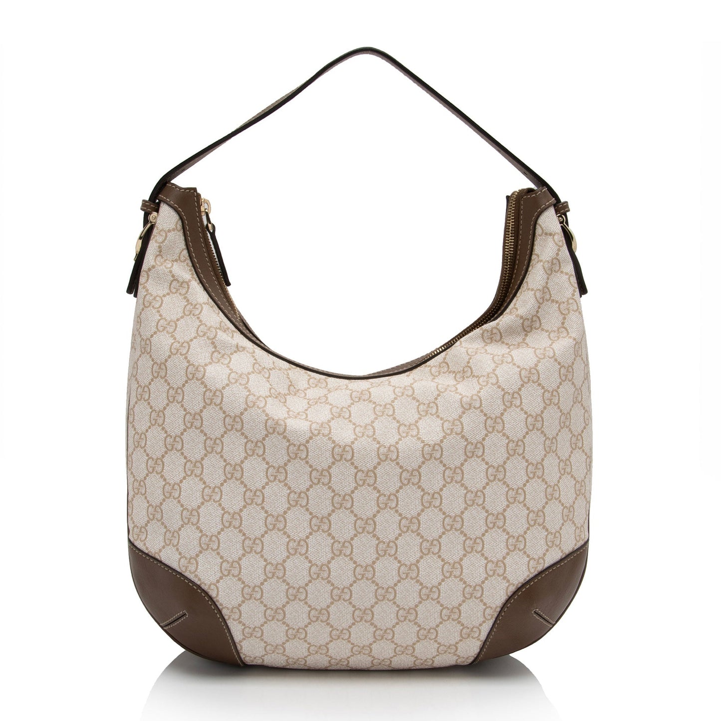 Gucci Leather Canvas Shoulder Bag