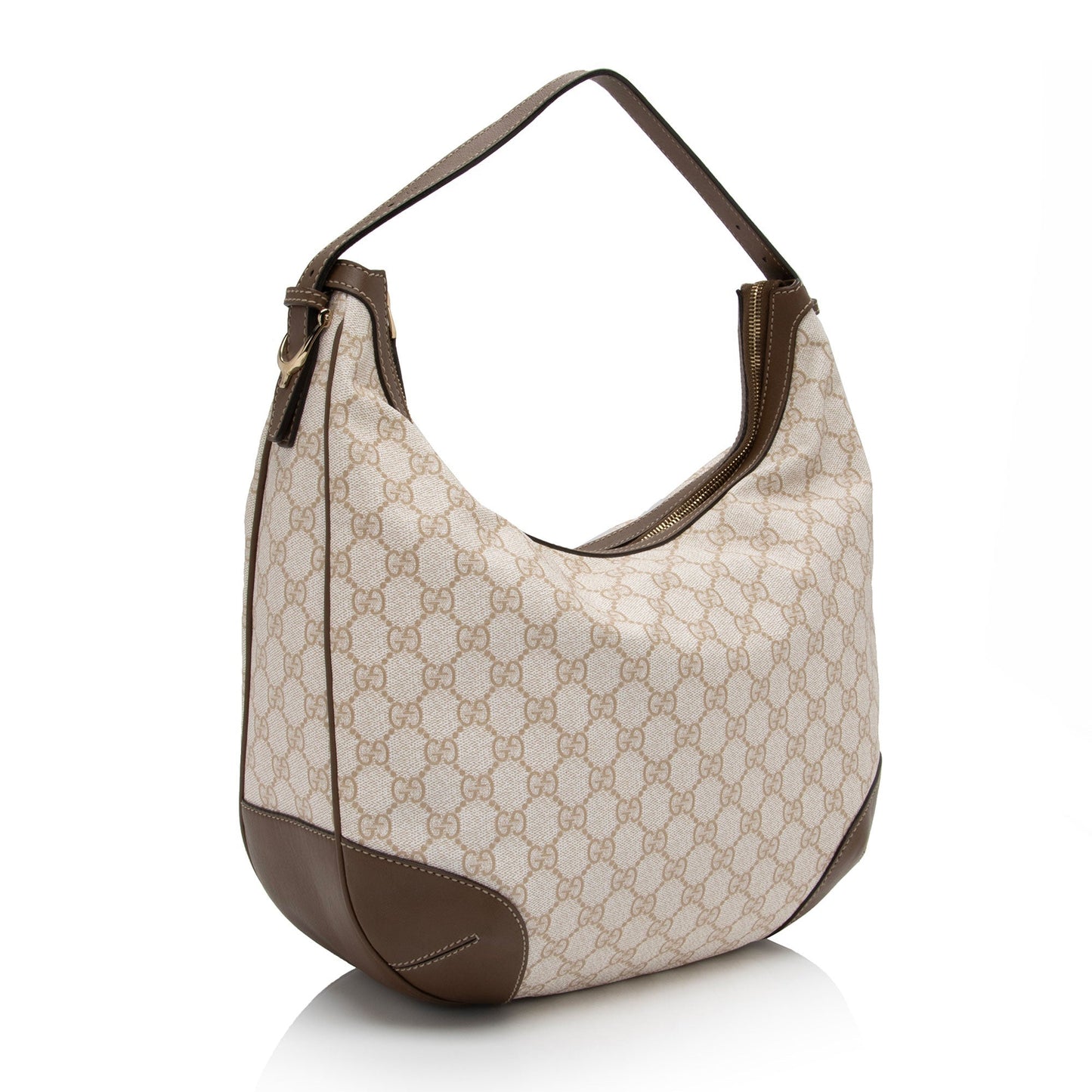 Gucci Leather Canvas Shoulder Bag