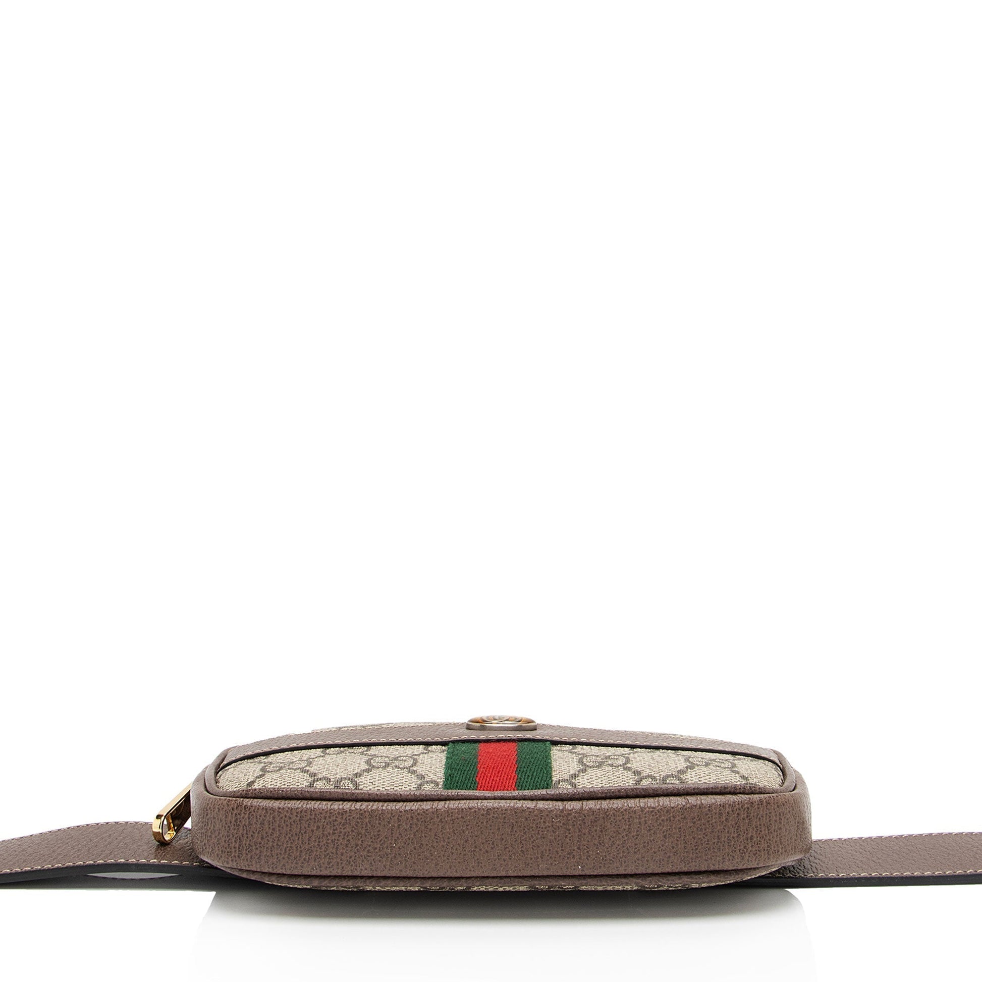 Gucci Nylon Leather Canvas Shoulder Bag