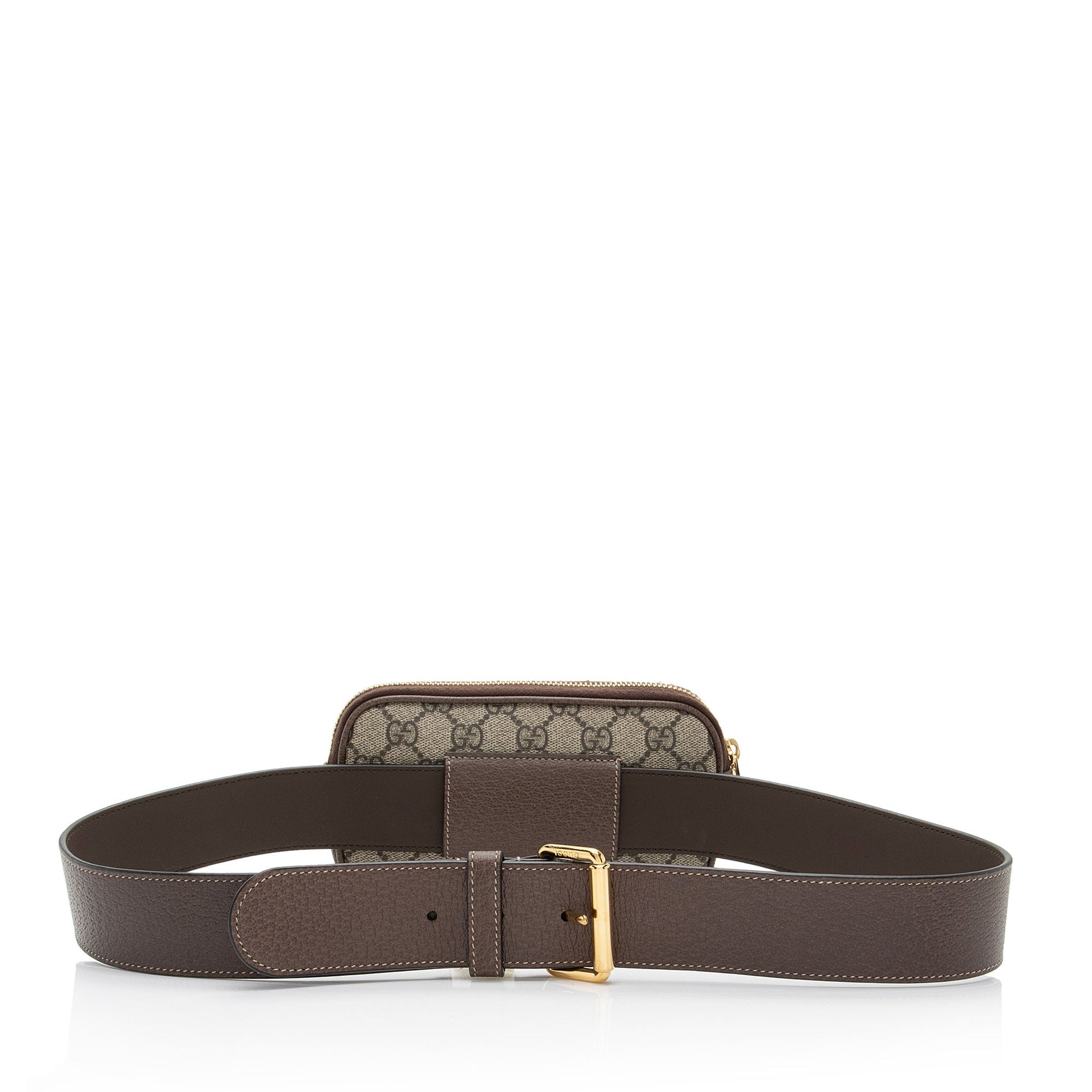 Gucci Nylon Leather Canvas Shoulder Bag