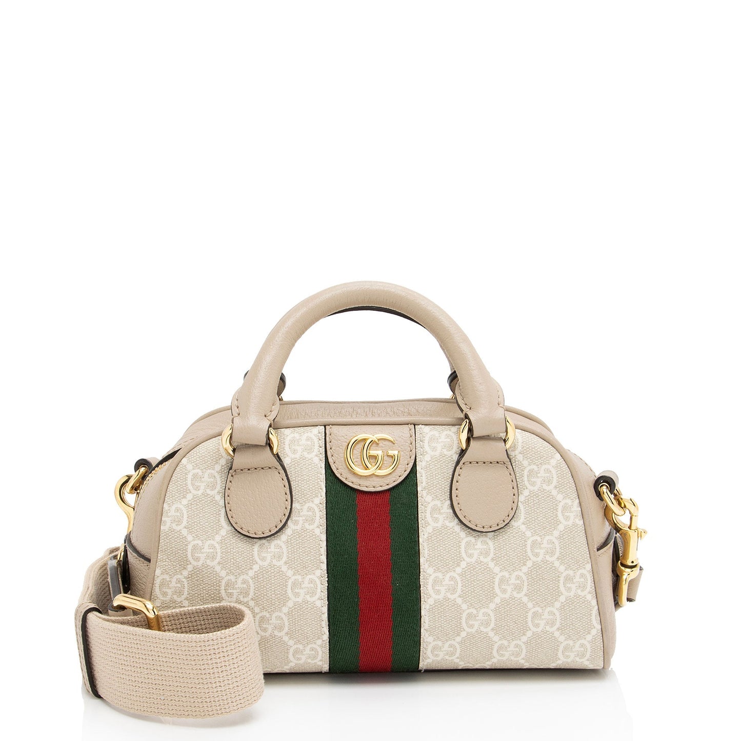 Gucci Nylon Leather Mini Shoulder Bag