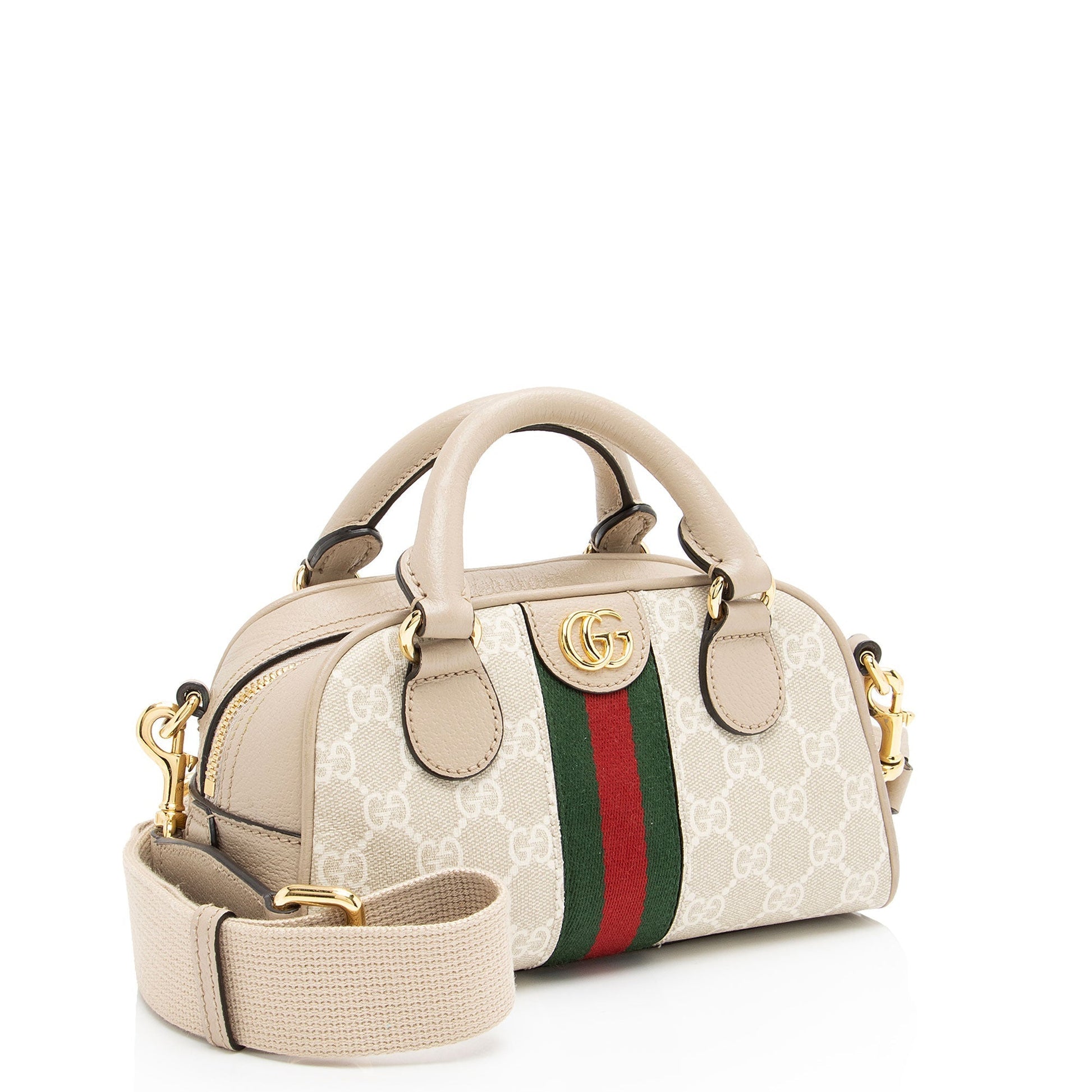 Gucci Nylon Leather Mini Shoulder Bag