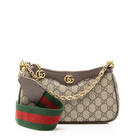 Gucci GG Supreme Ophidia Chain Small Crossbody