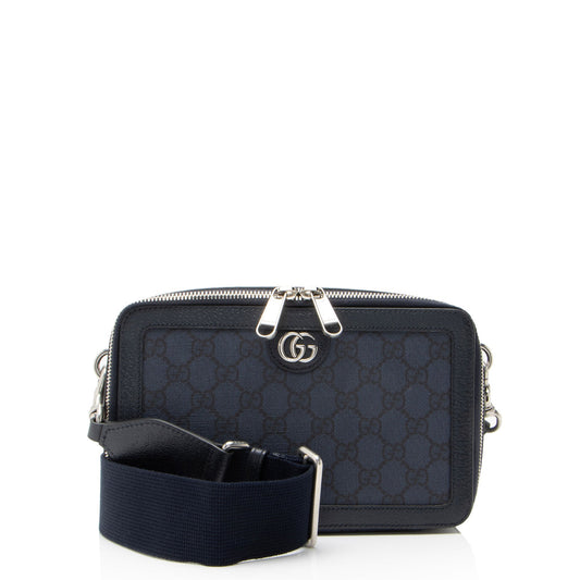 Gucci GG Supreme Ophidia Zip Around Crossbody