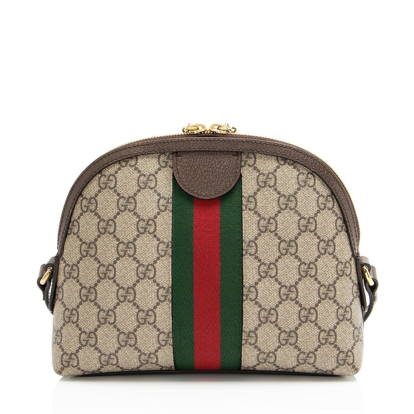 Gucci Nylon Leather Canvas Shoulder Bag