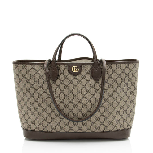 Gucci GG Supreme Ophidia E/W Medium Tote
