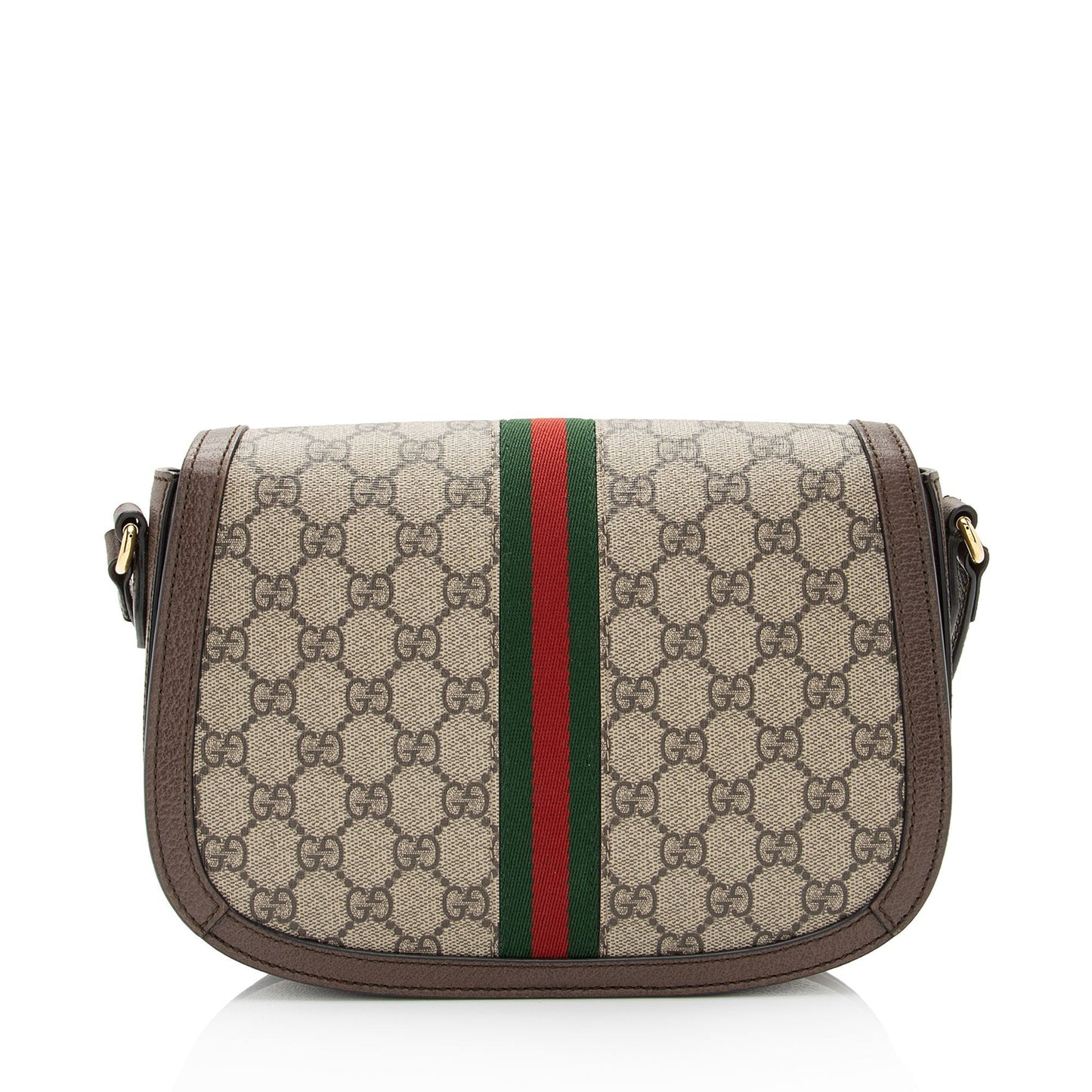 Gucci Nylon Leather Canvas Shoulder Bag