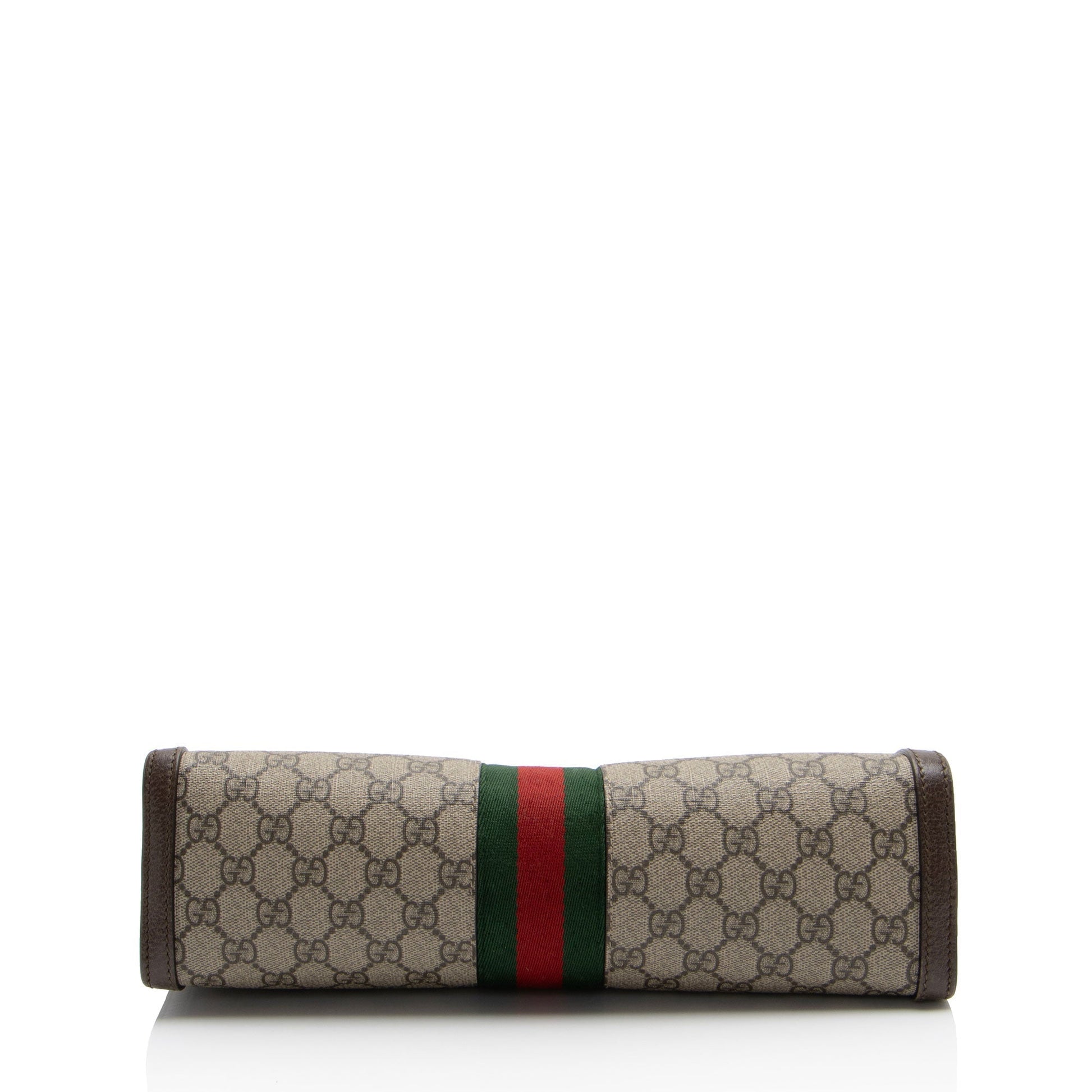 Gucci Nylon Chain Leather Shoulder Bag