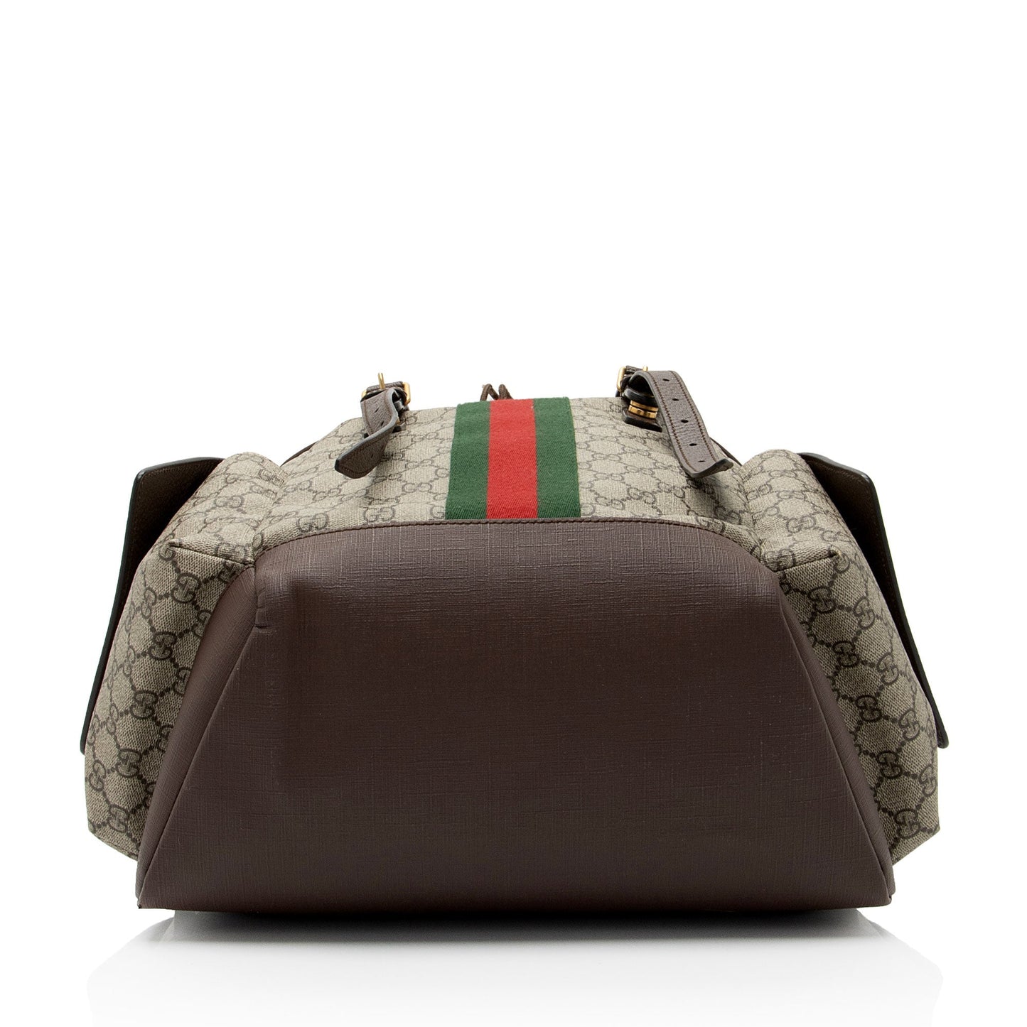 Gucci Nylon Leather Canvas Shoulder Bag