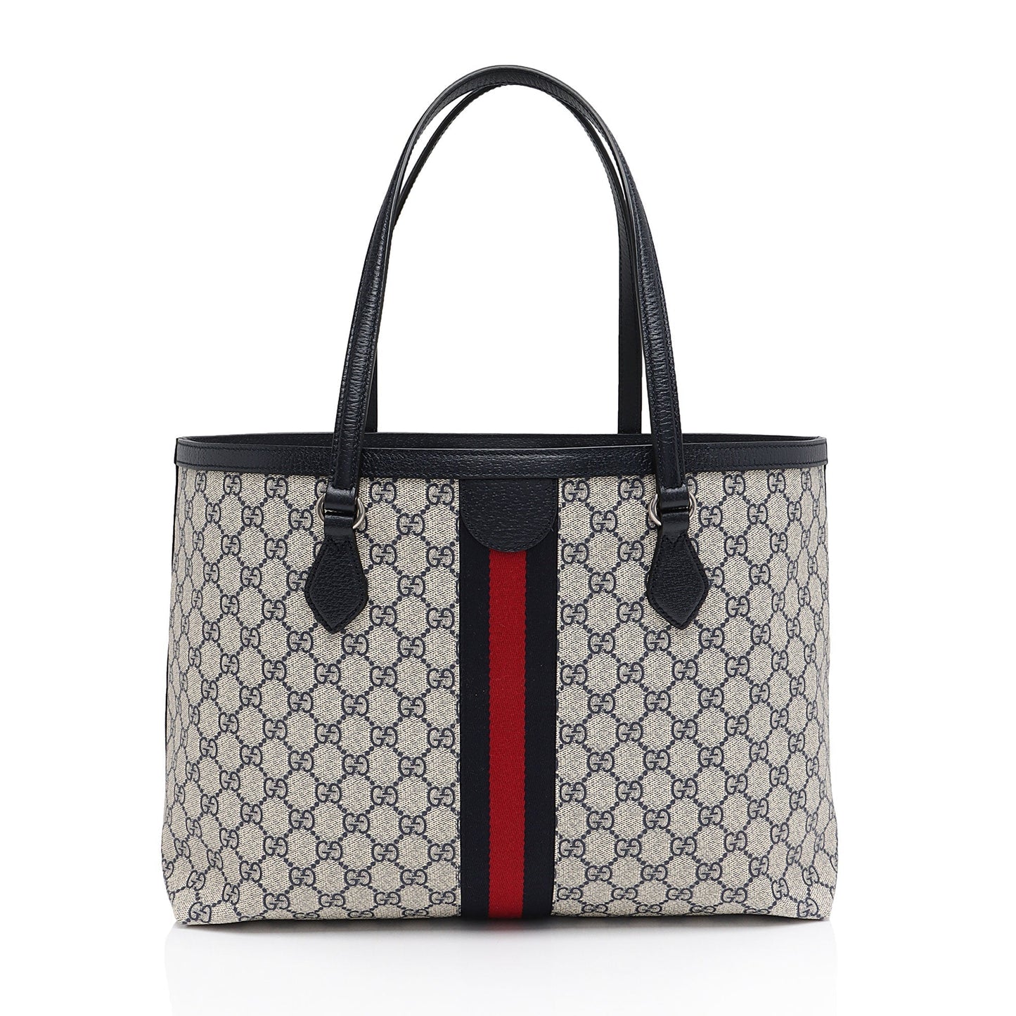 Gucci Nylon Leather Canvas Tote