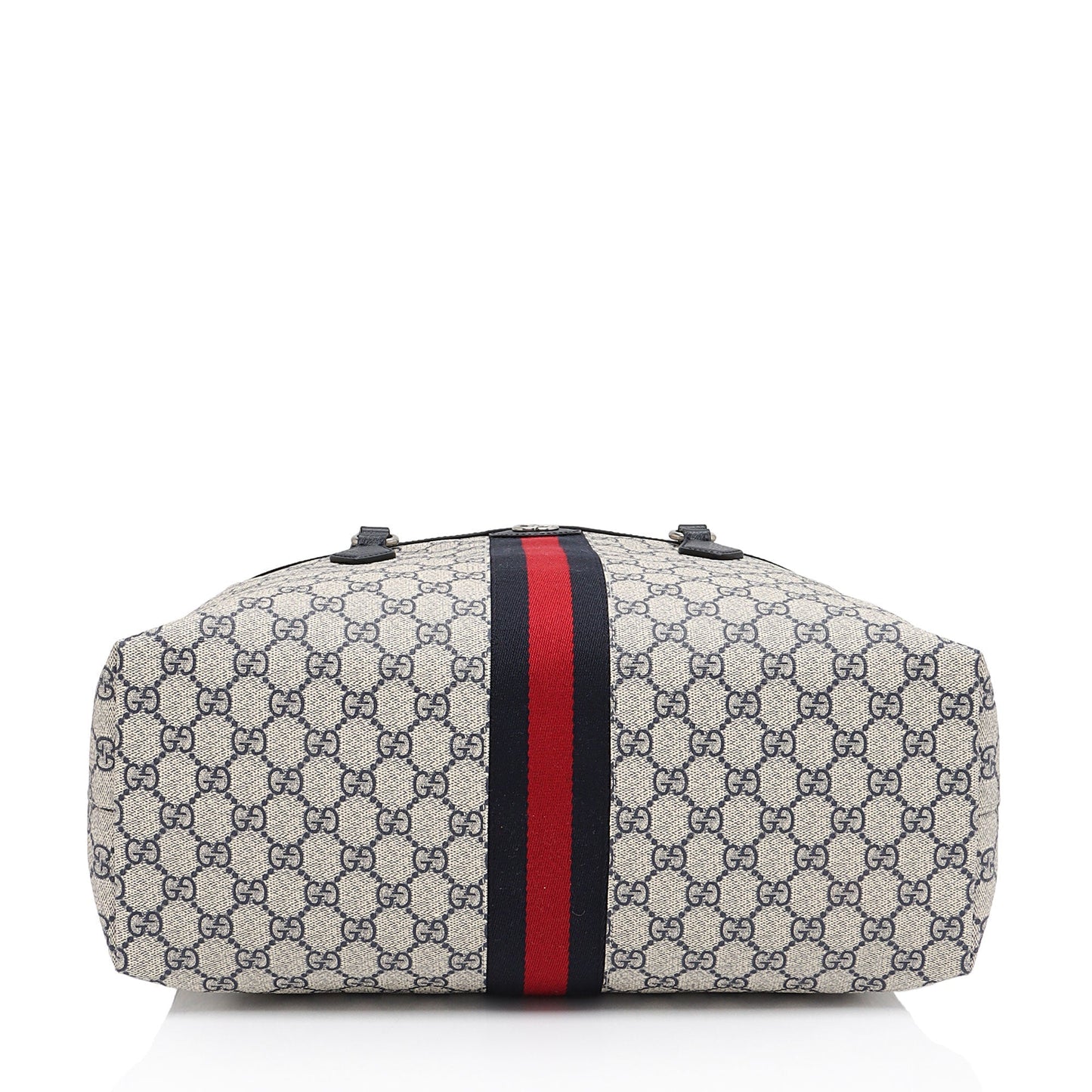 Gucci Nylon Leather Canvas Tote