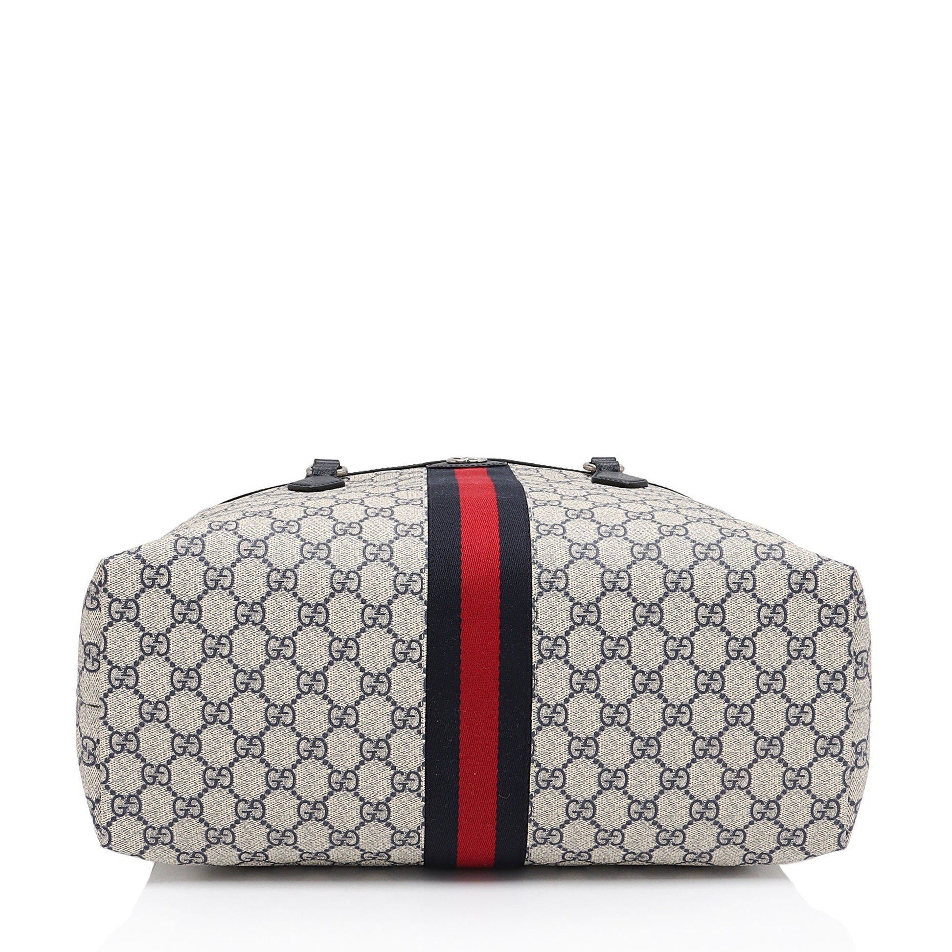Gucci Nylon Leather Canvas Tote