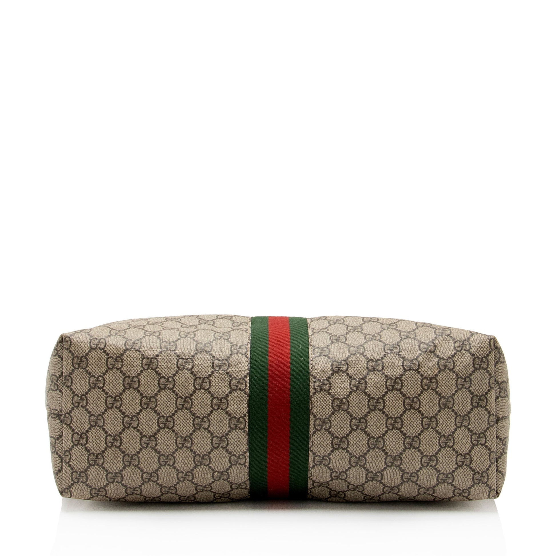 Gucci Nylon Leather Canvas Tote