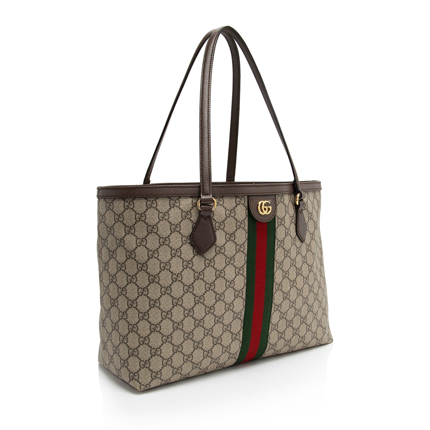Gucci Leather Canvas Tote