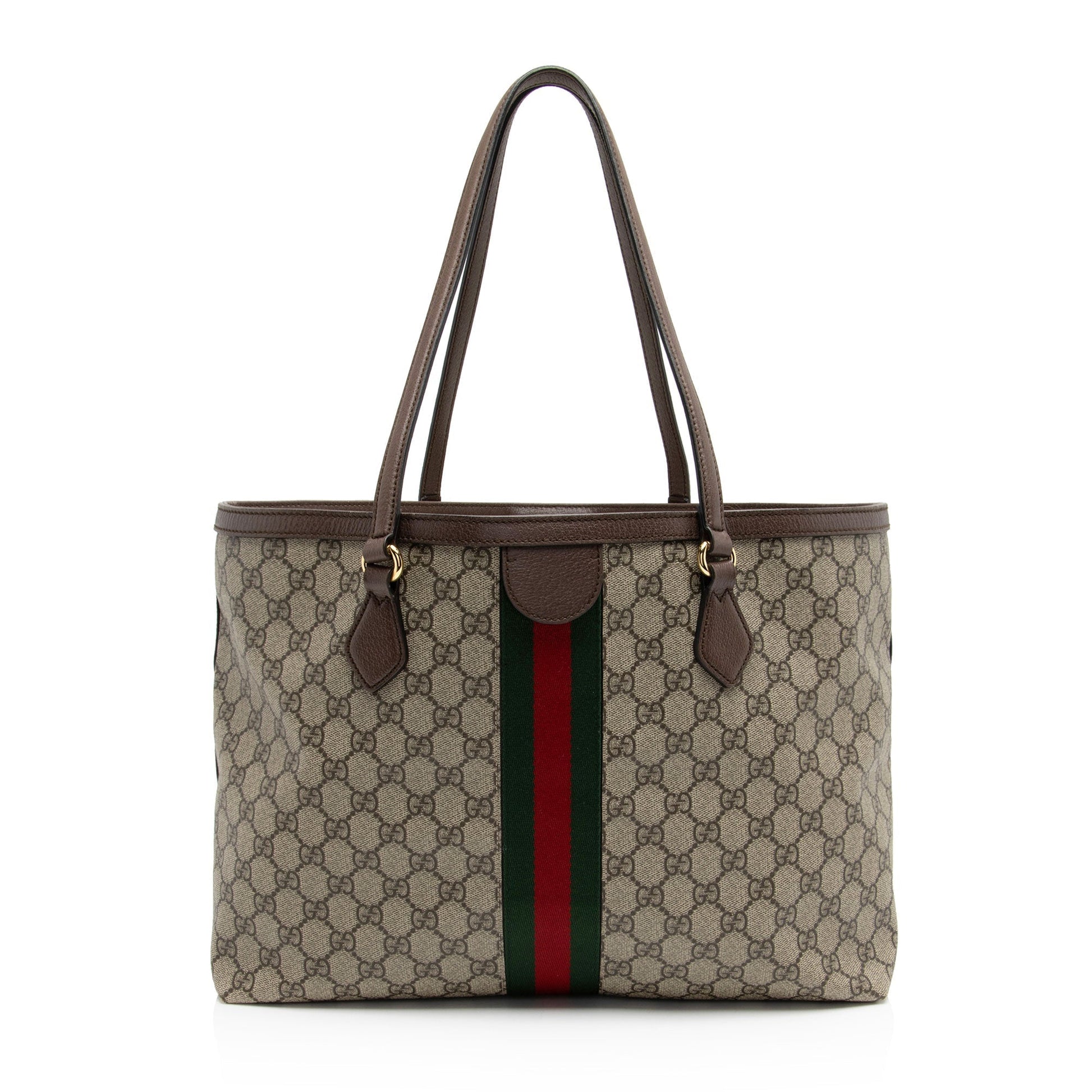 Gucci Leather Canvas Tote