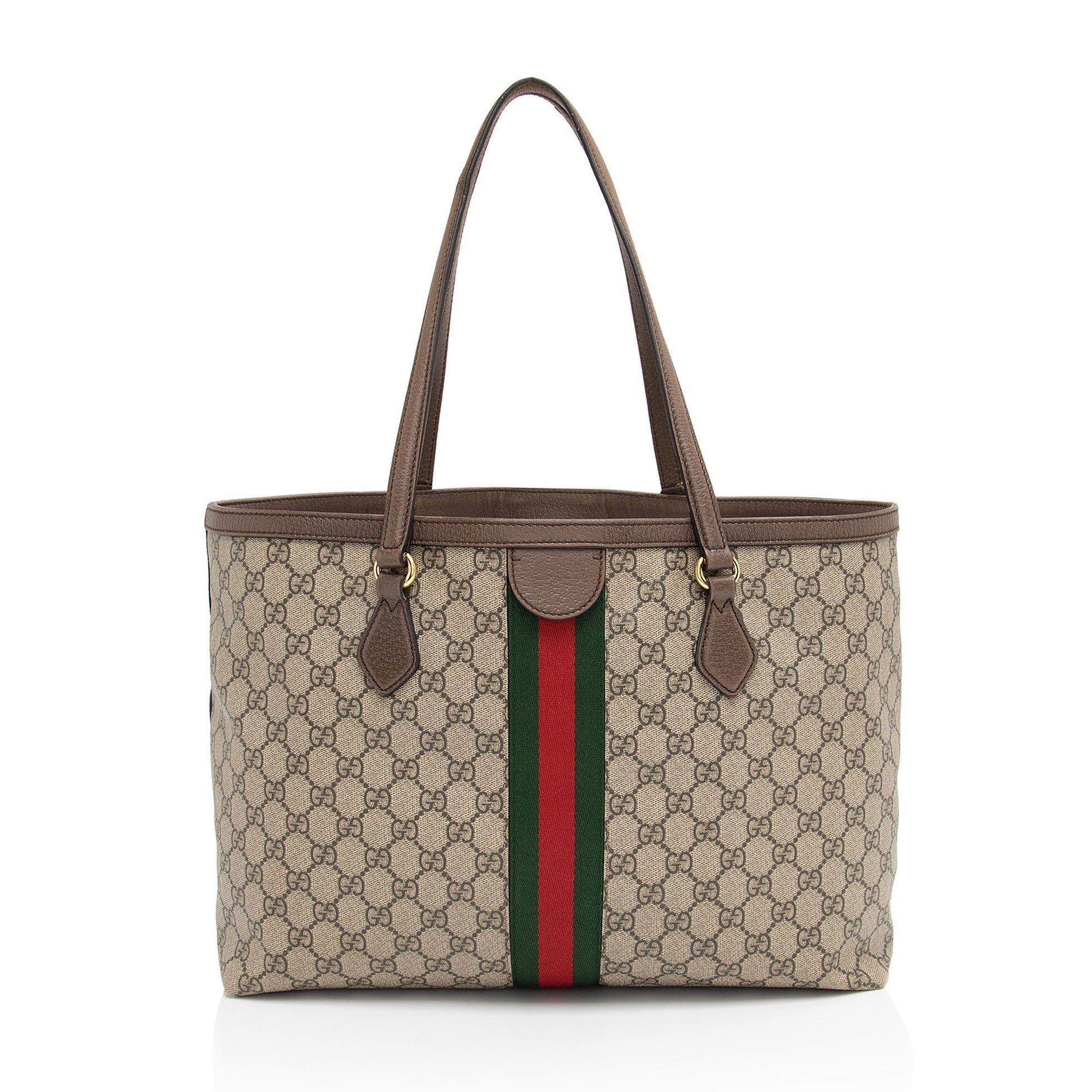 Gucci Leather Canvas Tote