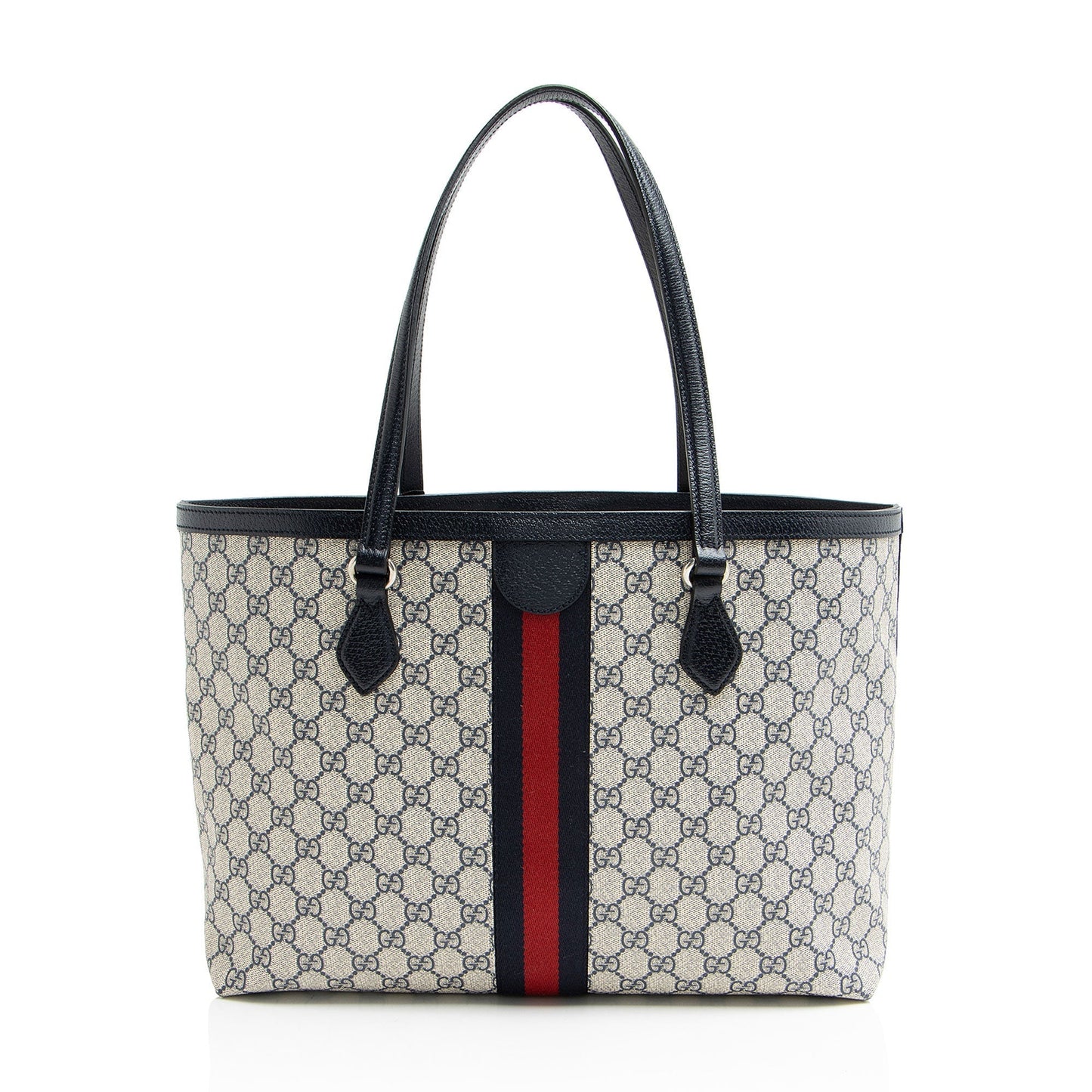 Gucci Nylon Leather Canvas Tote
