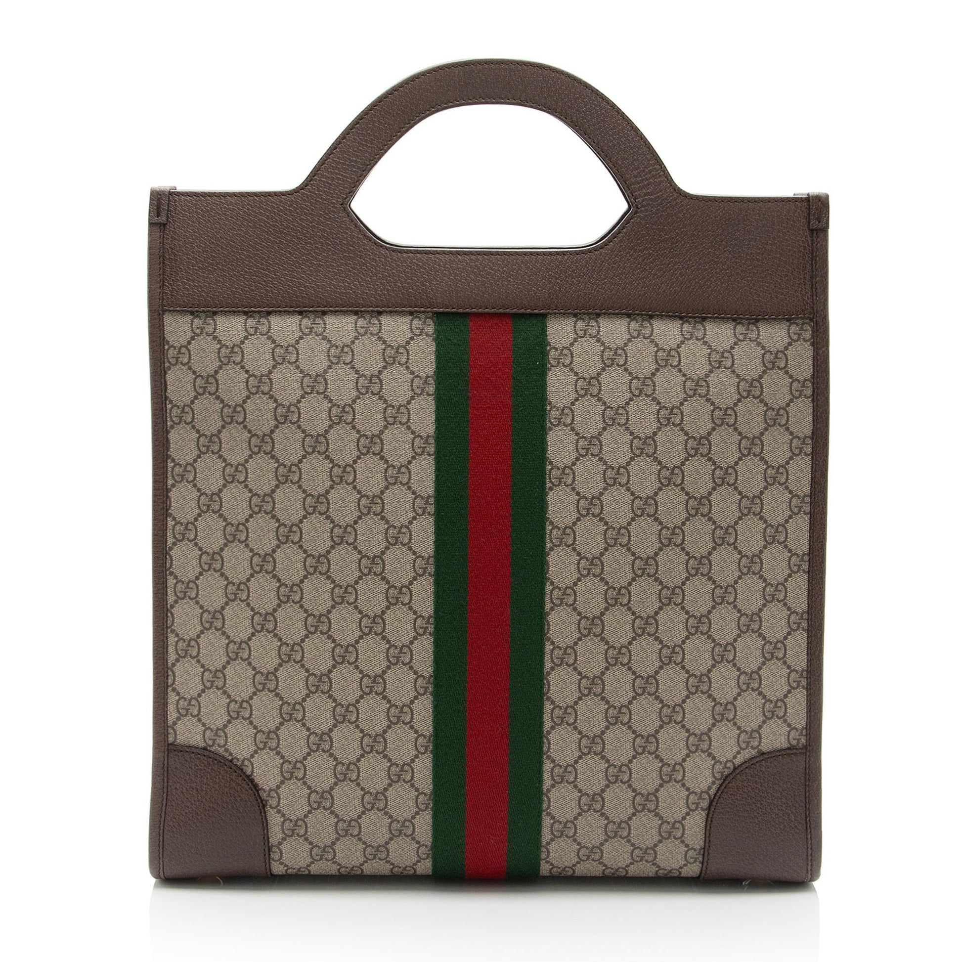 Gucci GG Supreme Ophidia Open Handle Tote