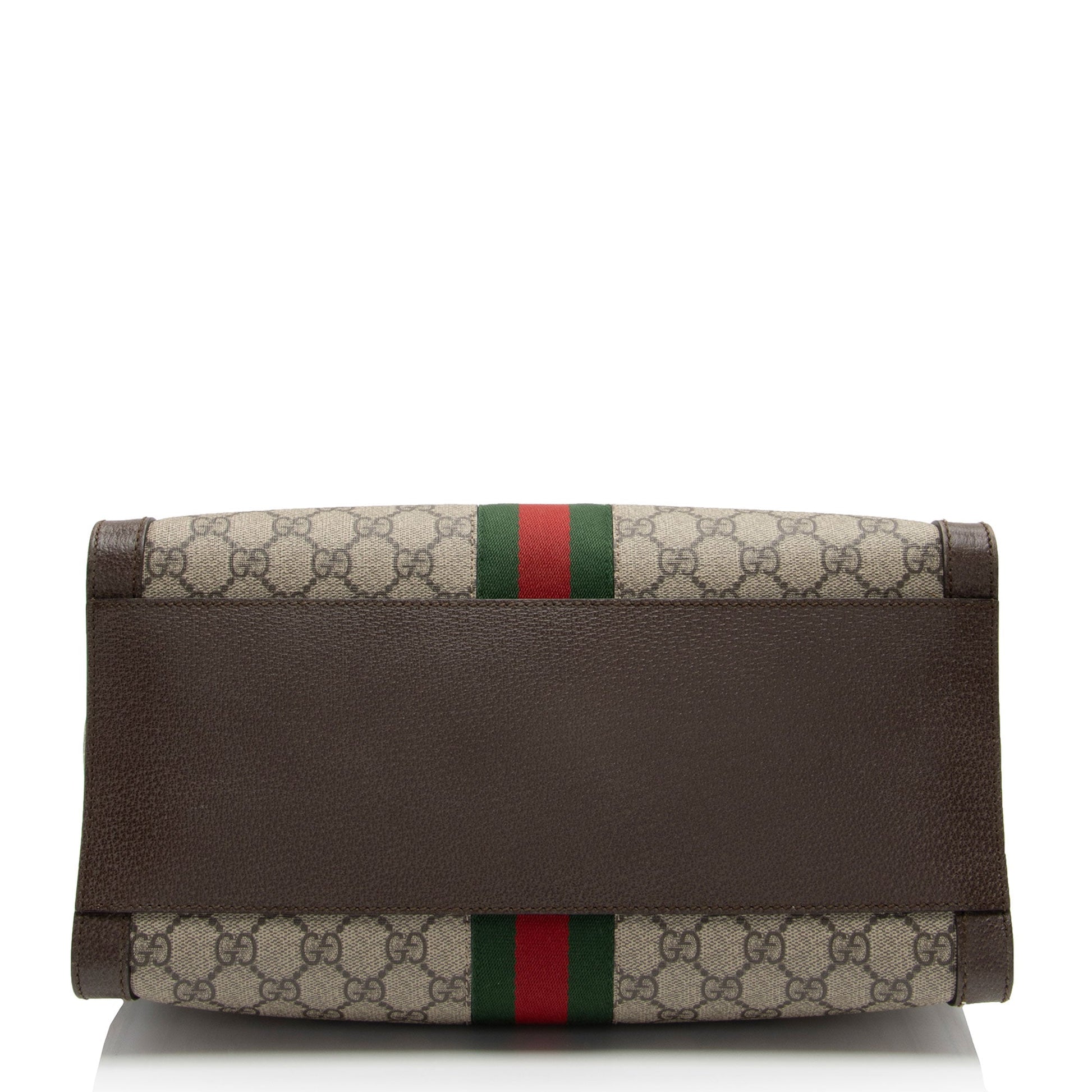 Gucci Nylon Leather Canvas Tote