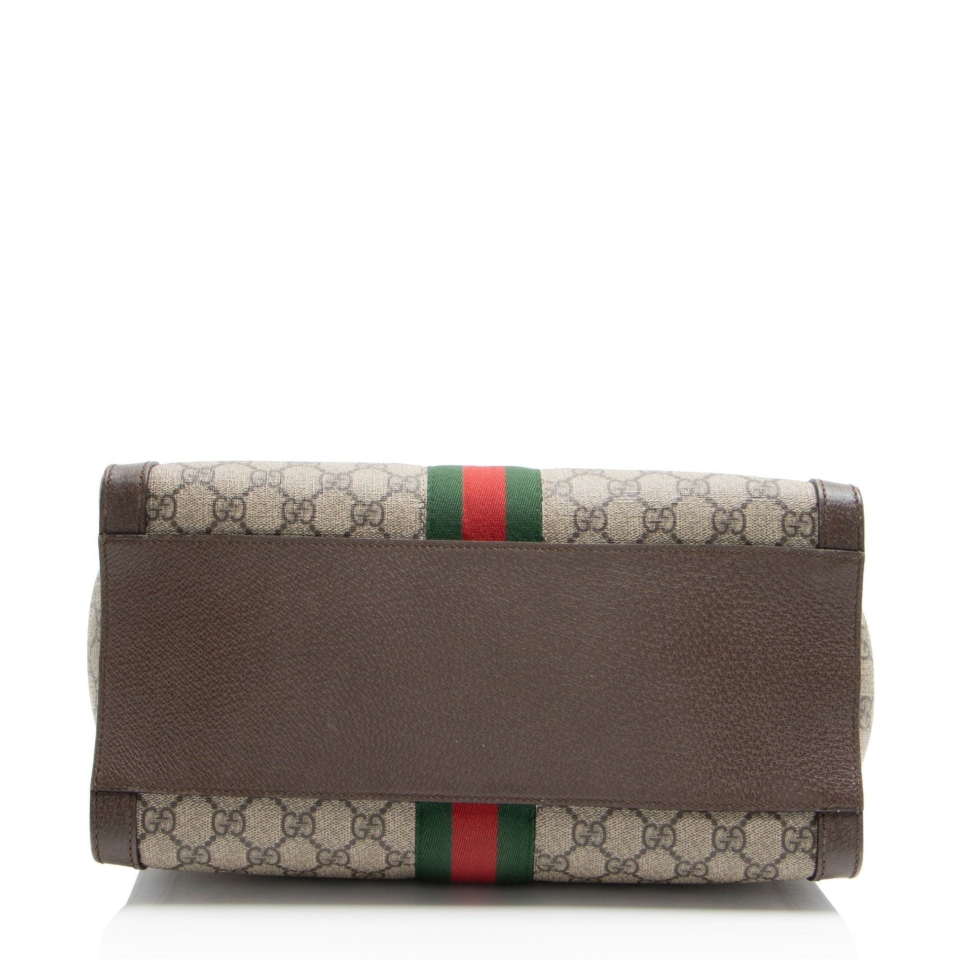 Gucci Nylon Leather Canvas Tote