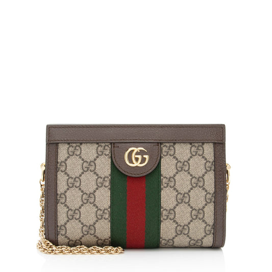 Gucci Nylon Chain Leather Crossbody