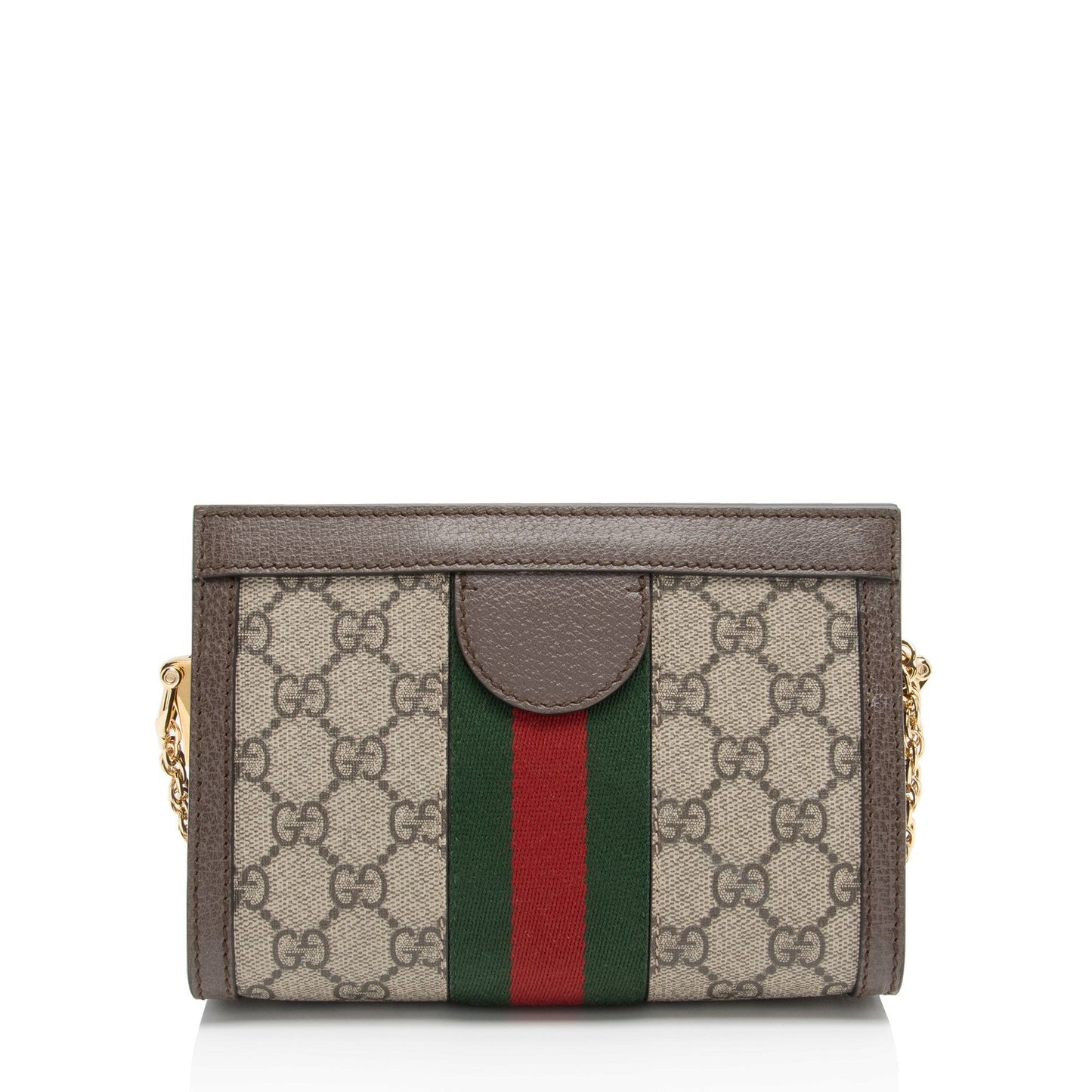 Gucci Nylon Chain Leather Crossbody