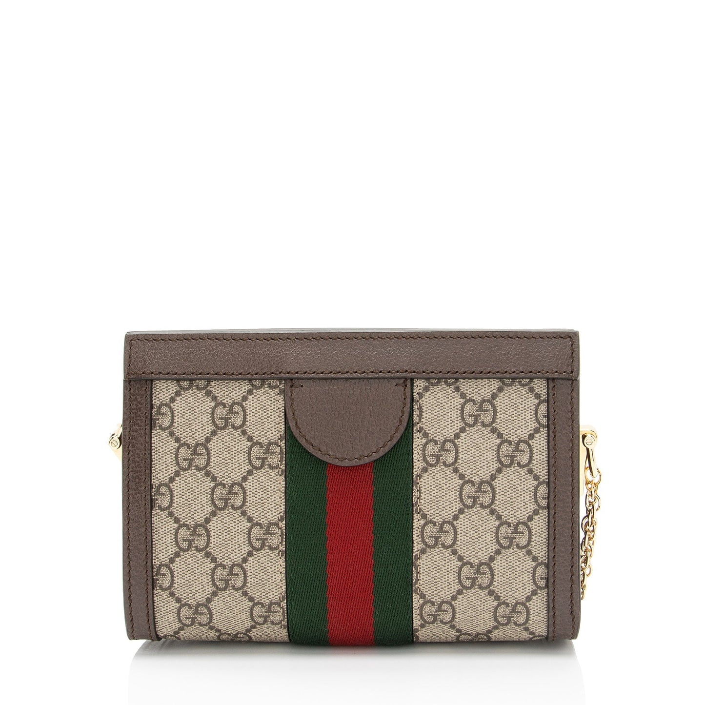 Gucci Nylon Chain Leather Crossbody