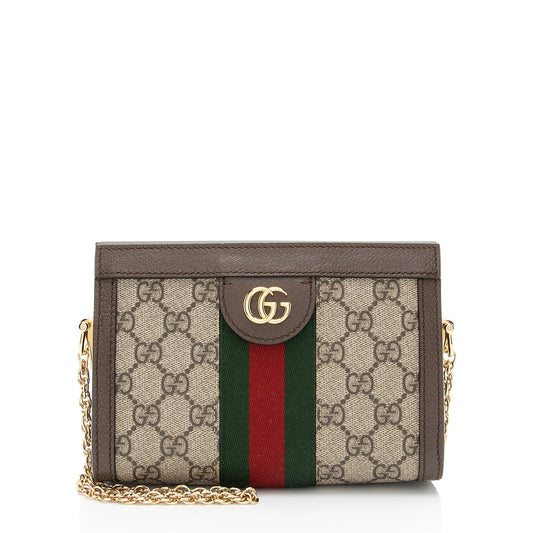 Gucci Nylon Chain Leather Crossbody
